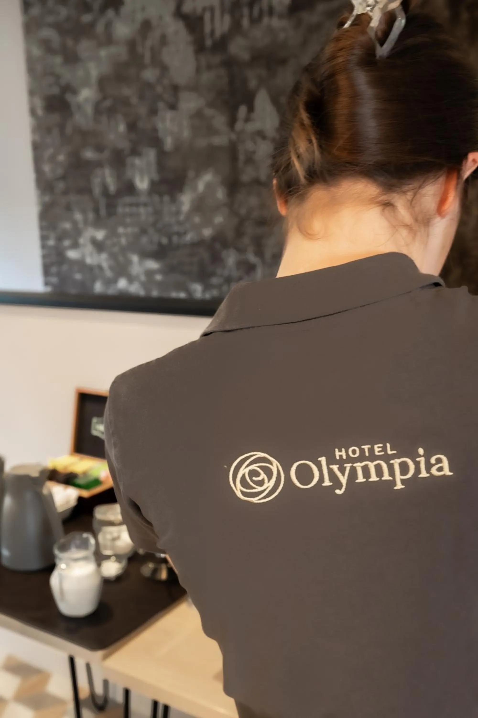 Logo/Certificate/Sign in Hotel Olympia in Bruges