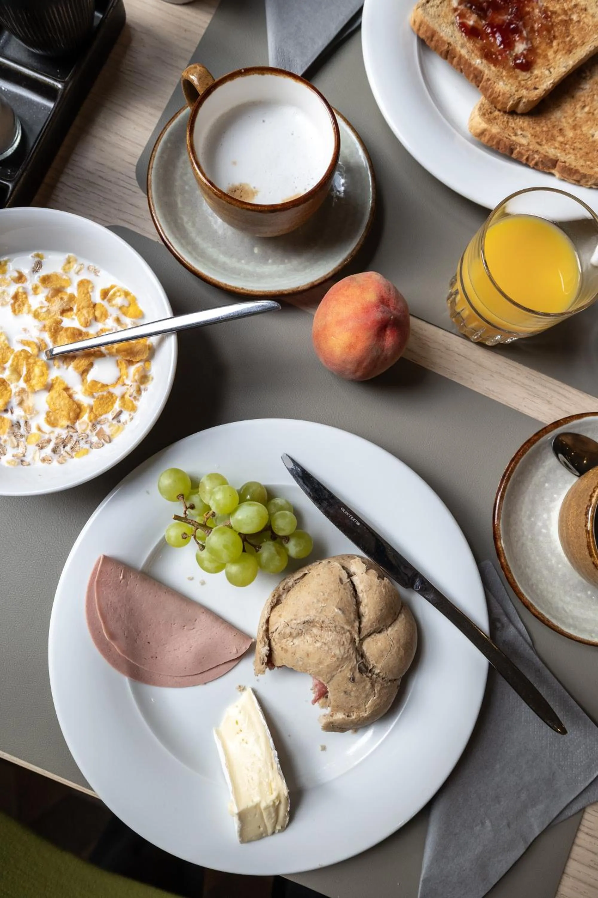 Breakfast in Hotel Olympia in Bruges