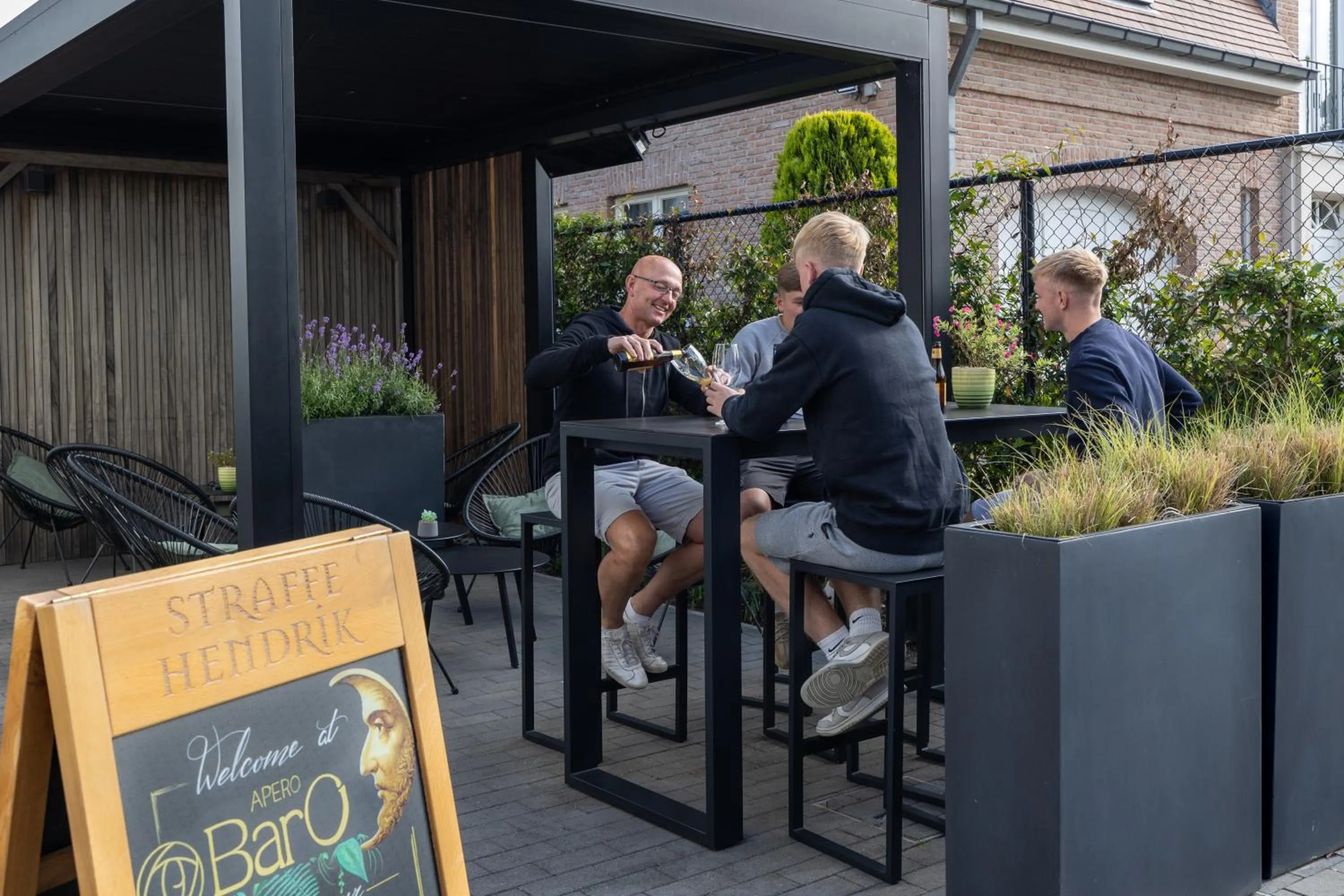 group of guests in Hotel Olympia in Bruges
