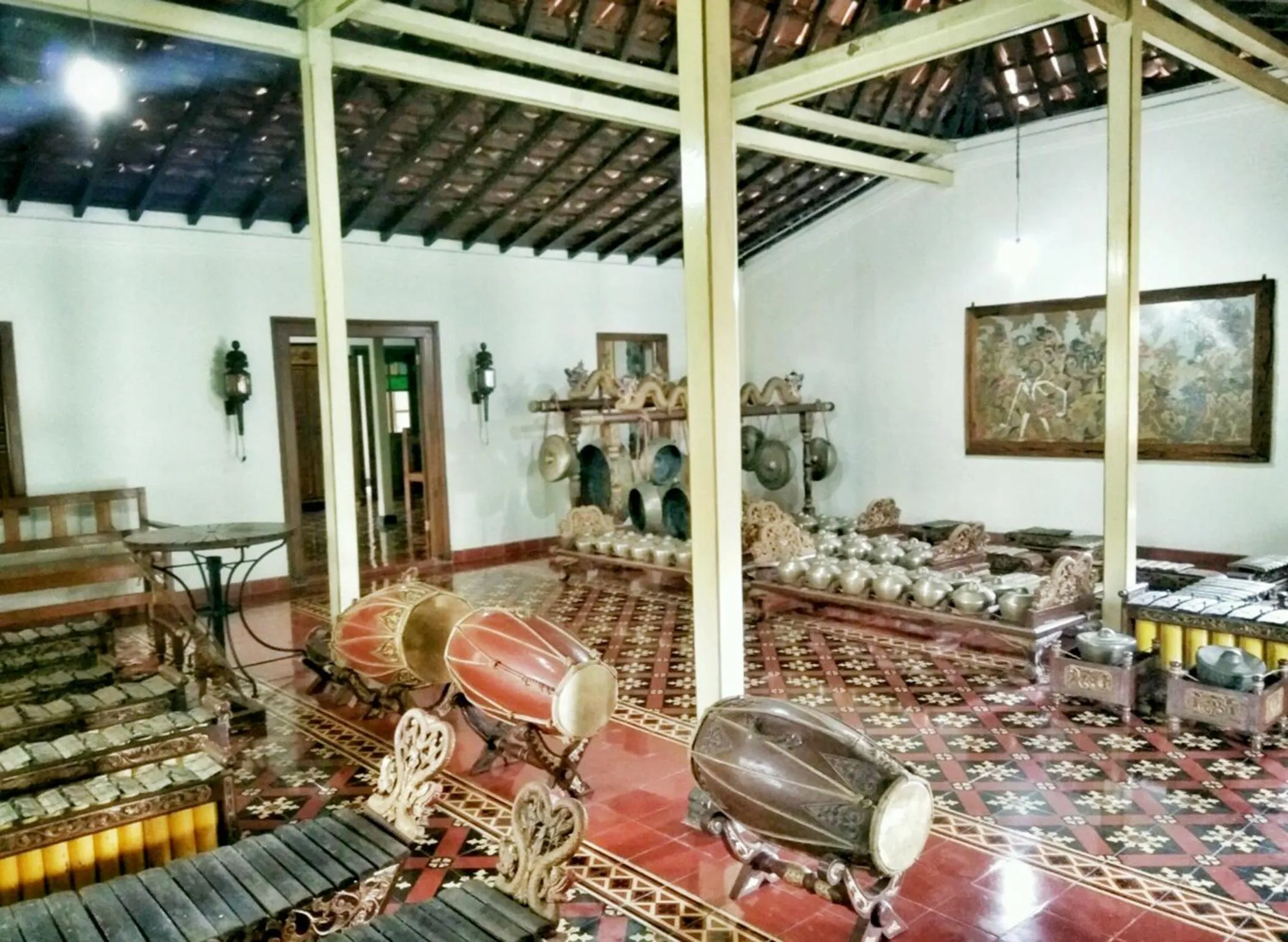 Living room in Omah Pitoe Yogya Homestay