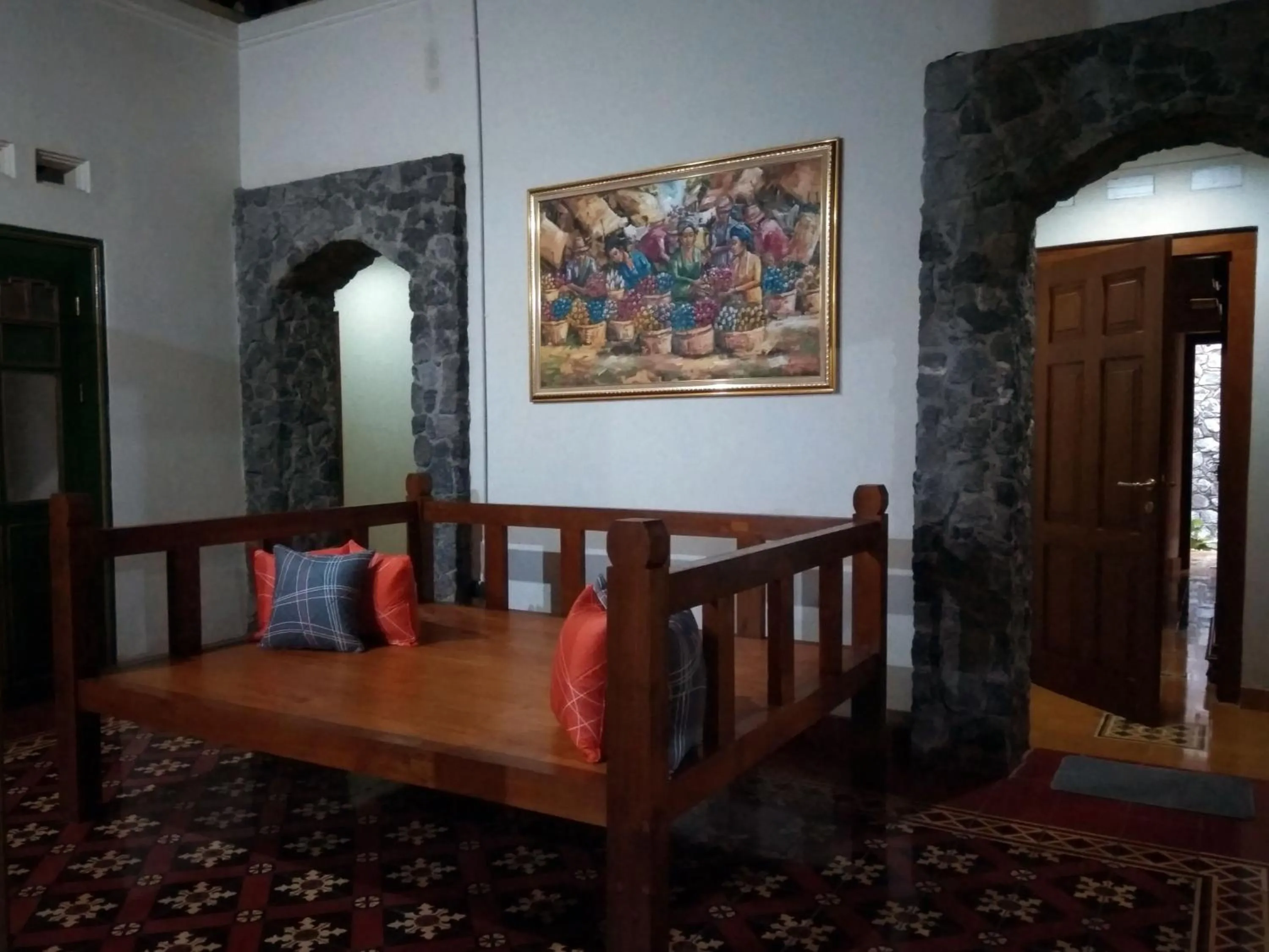 Decorative detail in Omah Pitoe Yogya Homestay