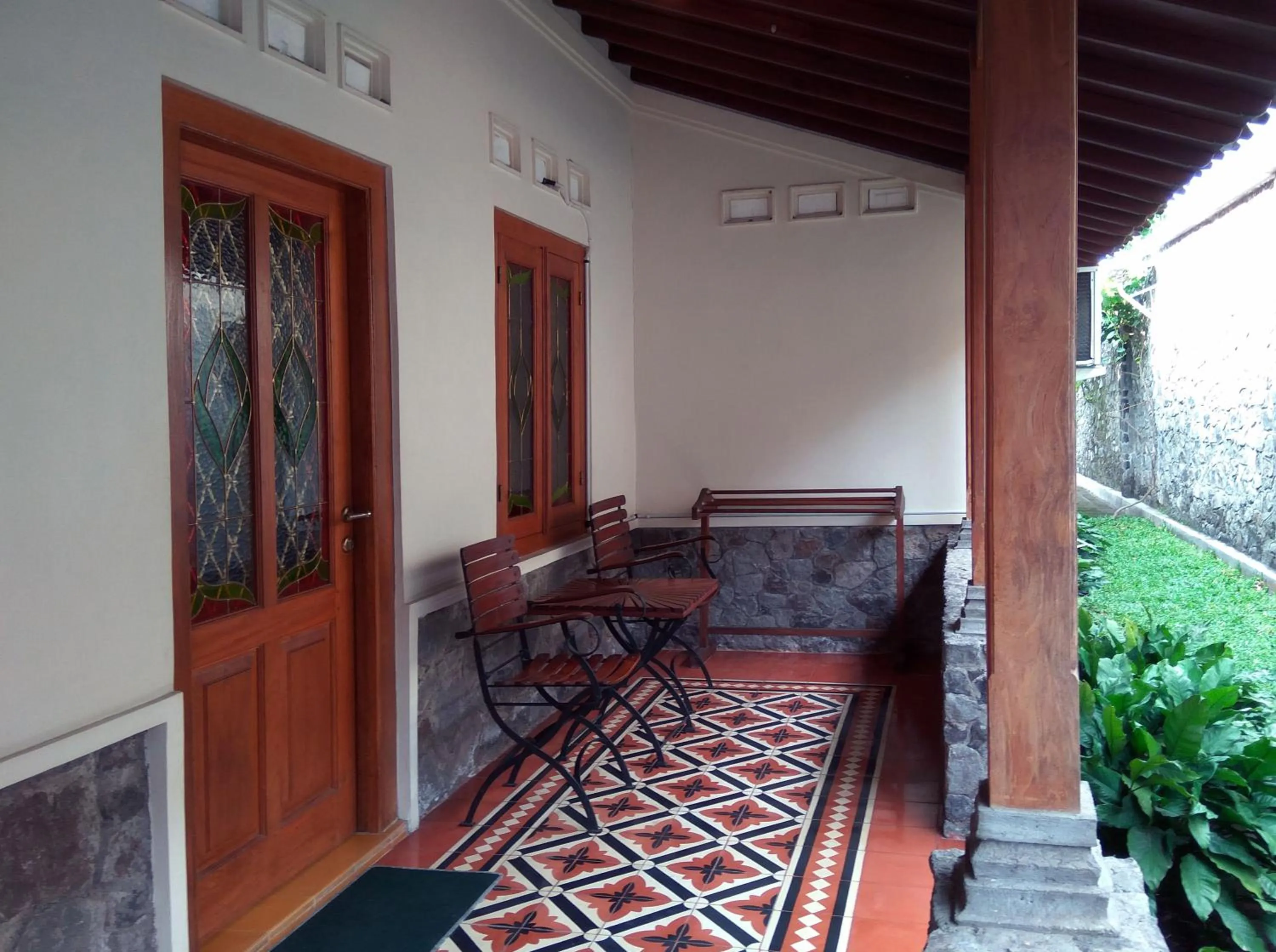 Balcony/Terrace in Omah Pitoe Yogya Homestay