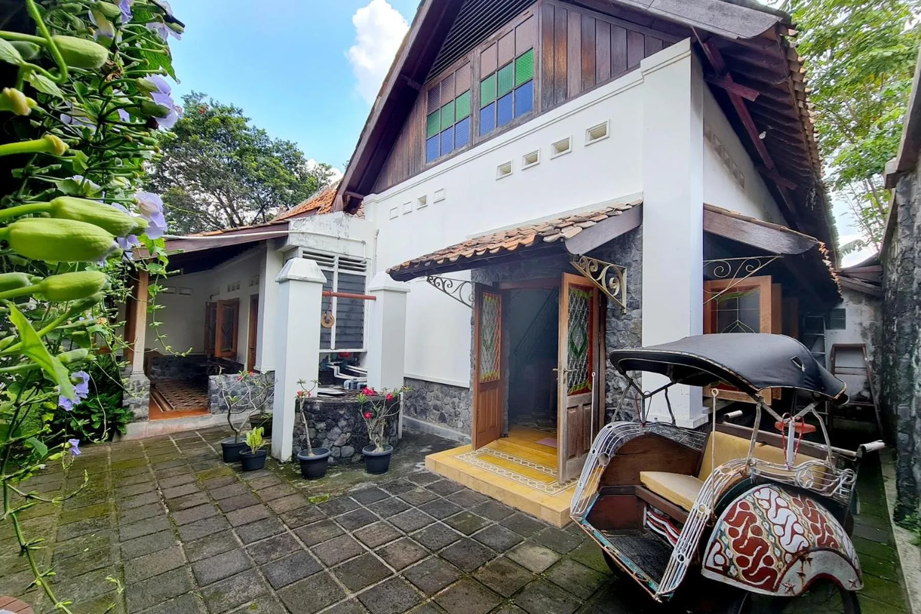 Garden in Omah Pitoe Yogya Homestay