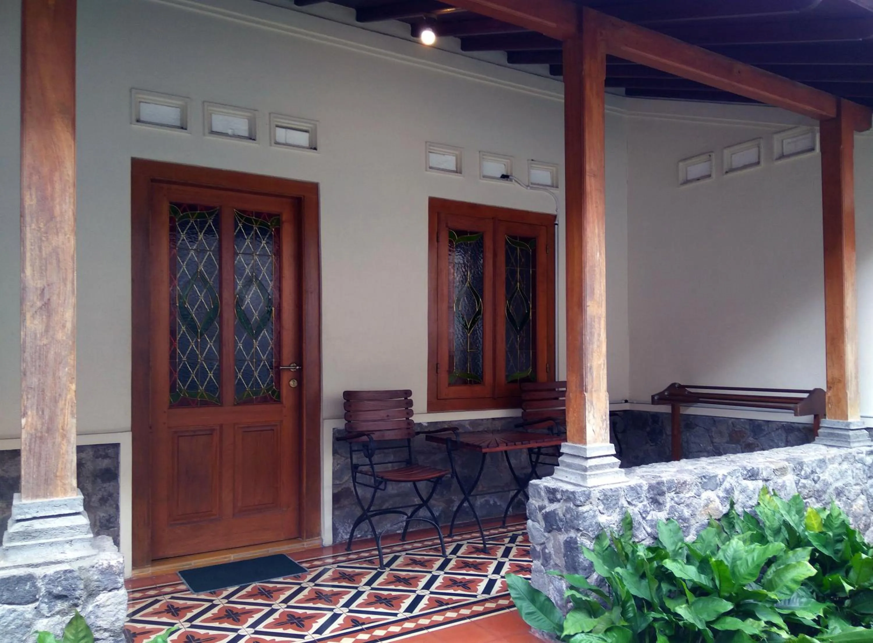 Balcony/Terrace in Omah Pitoe Yogya Homestay