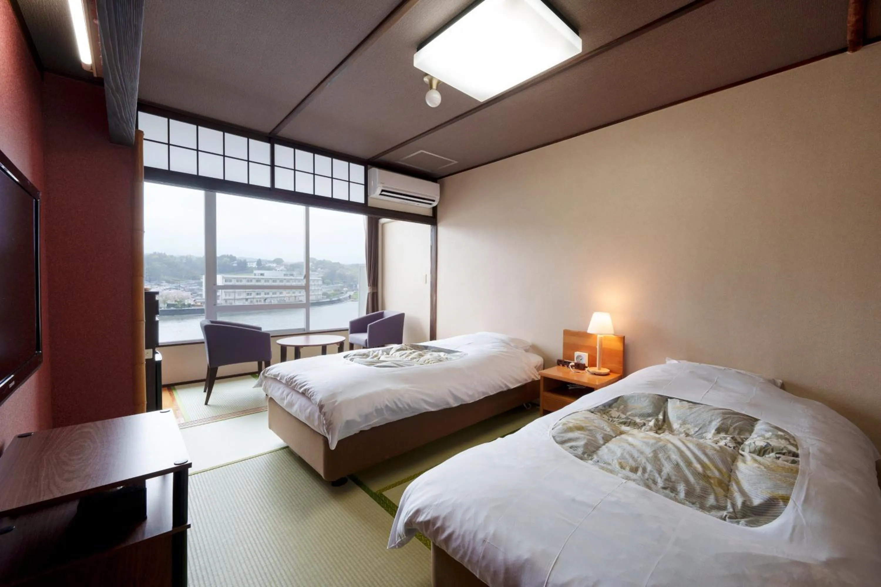 Photo of the whole room, Bed in Hita Onsen Kizantei Hotel