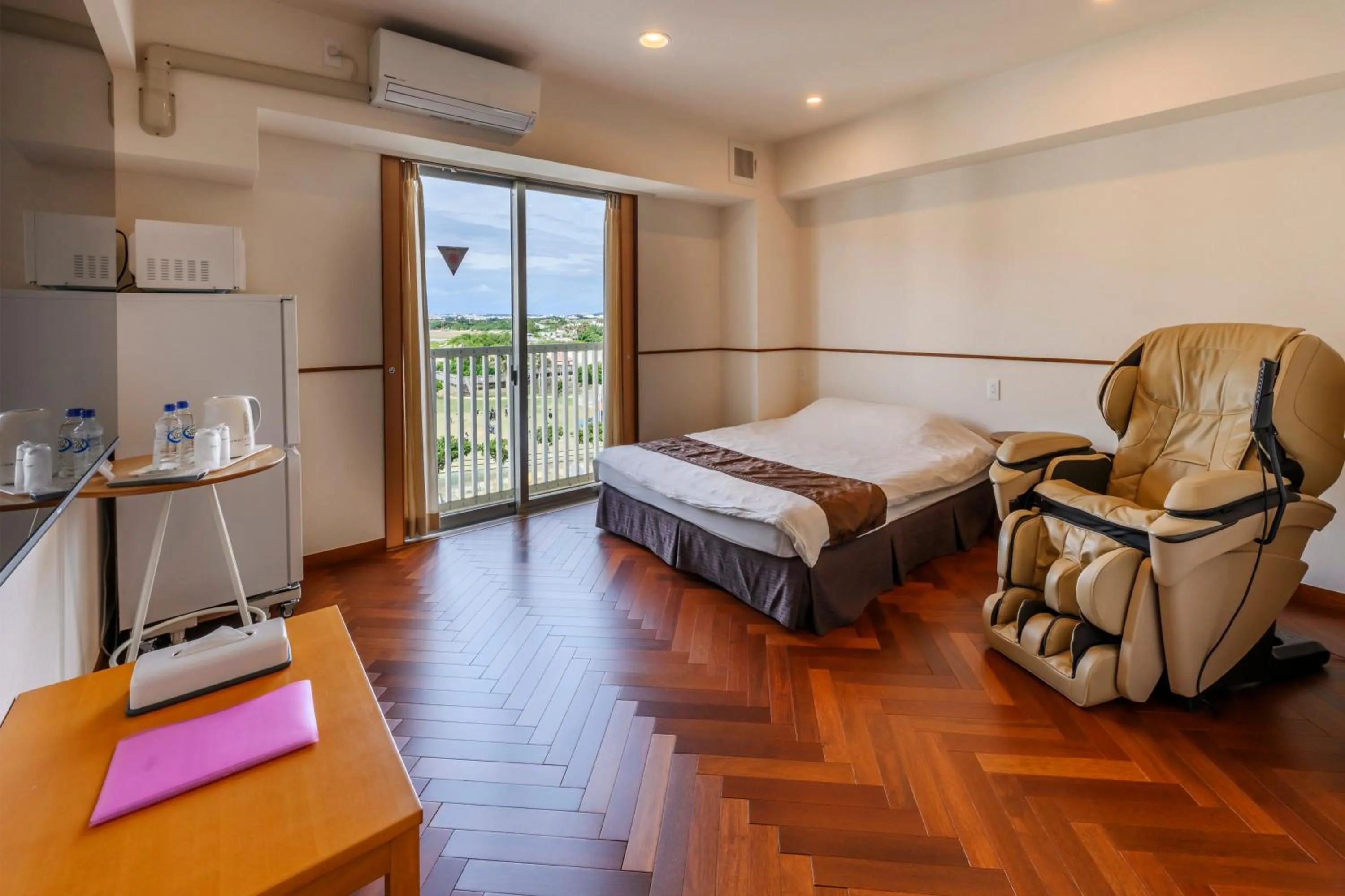 Bed in Hotel Sunset Terrace