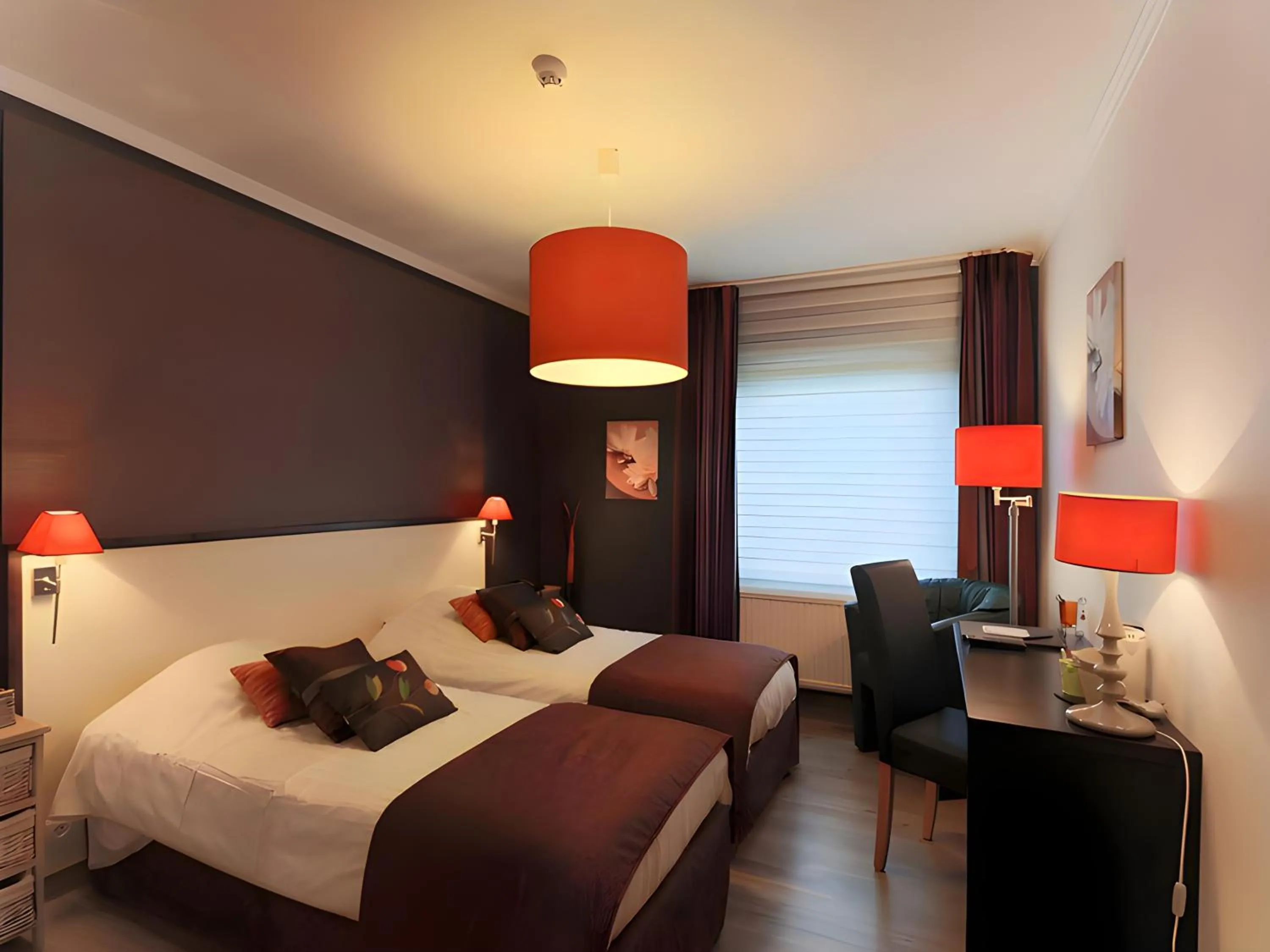 Bed in Hotel Myrtilles