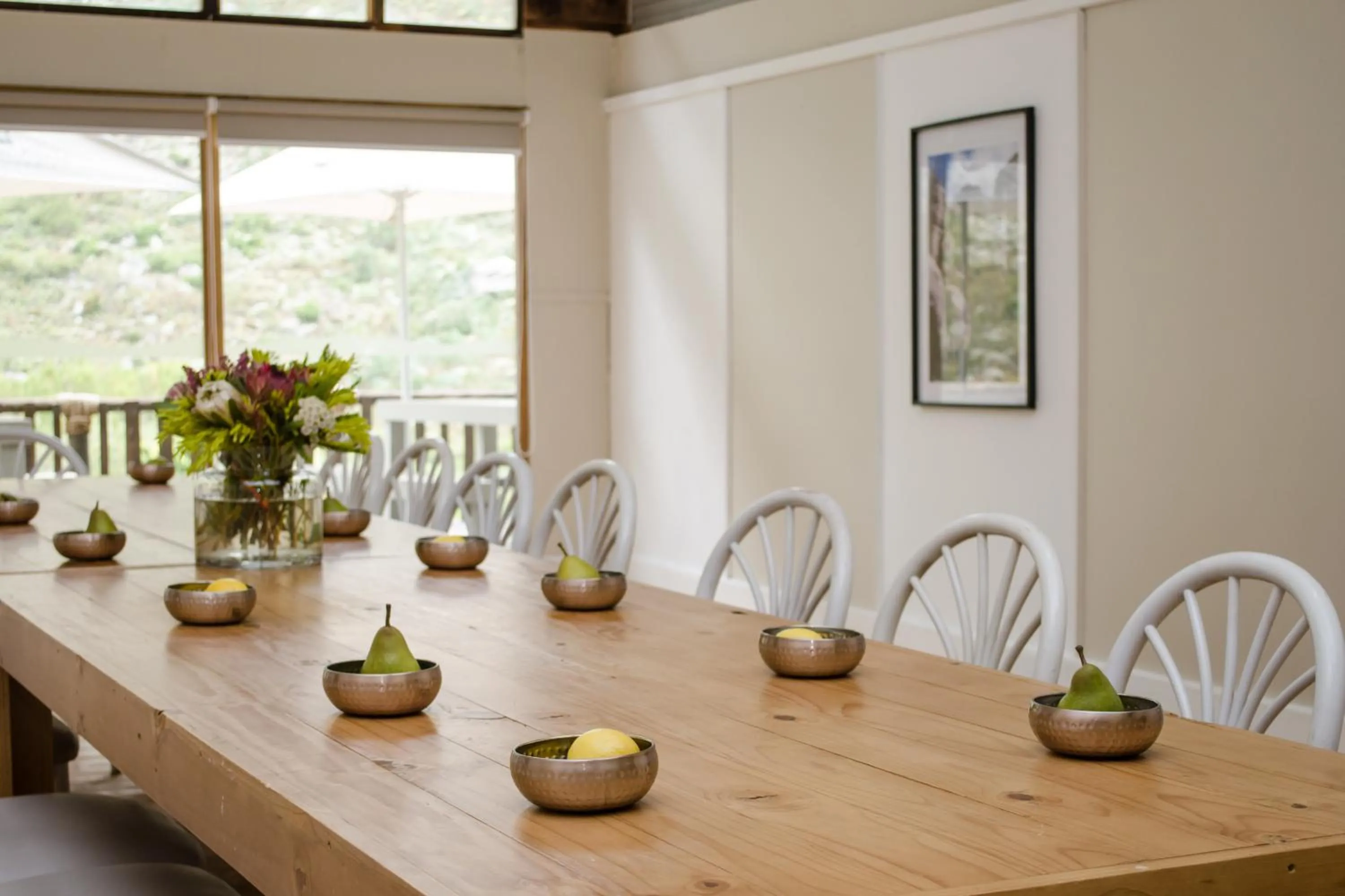 Dining area in Du Kloof Lodge