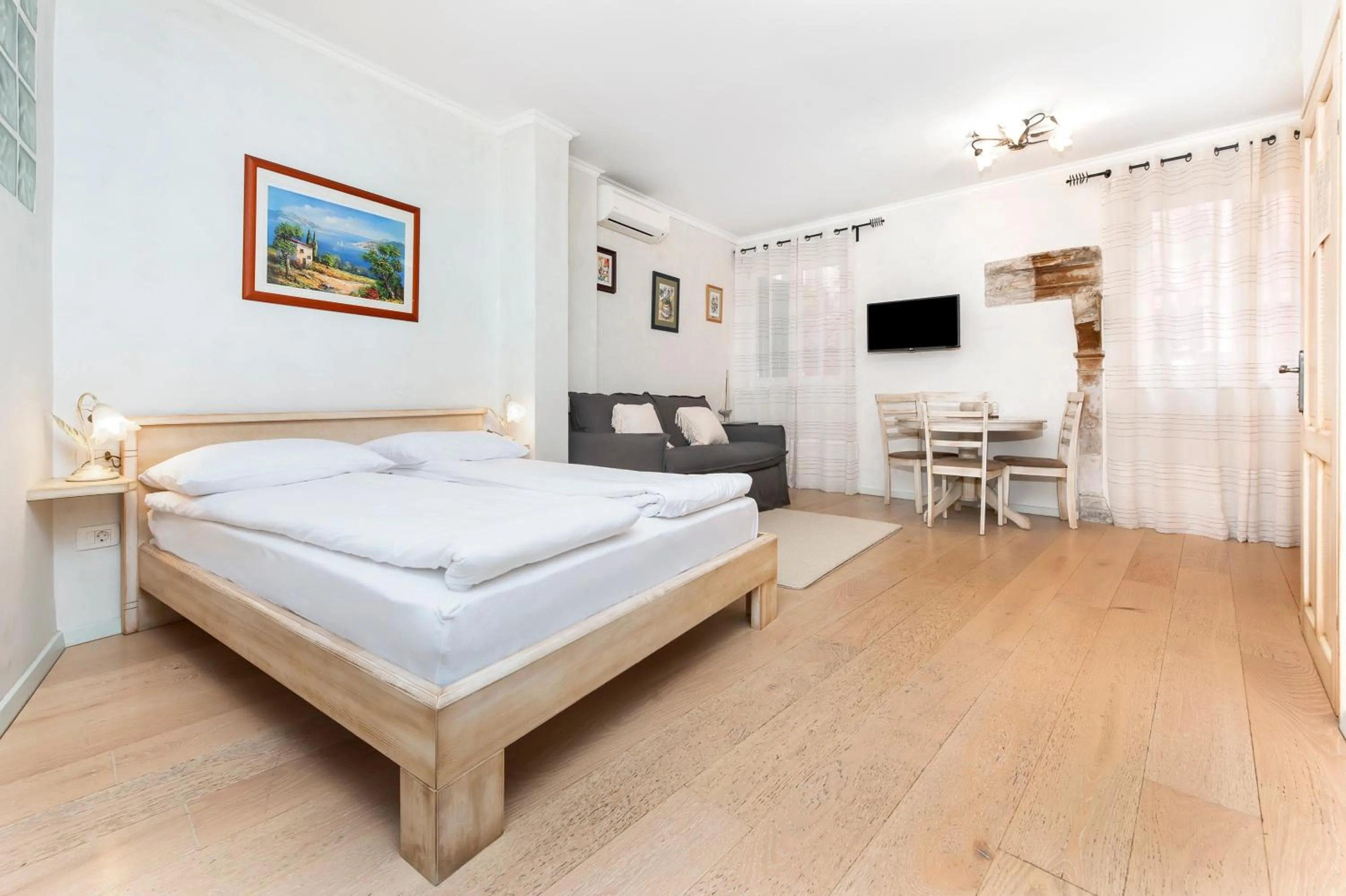 Living room, Bed in Casa Matteotti