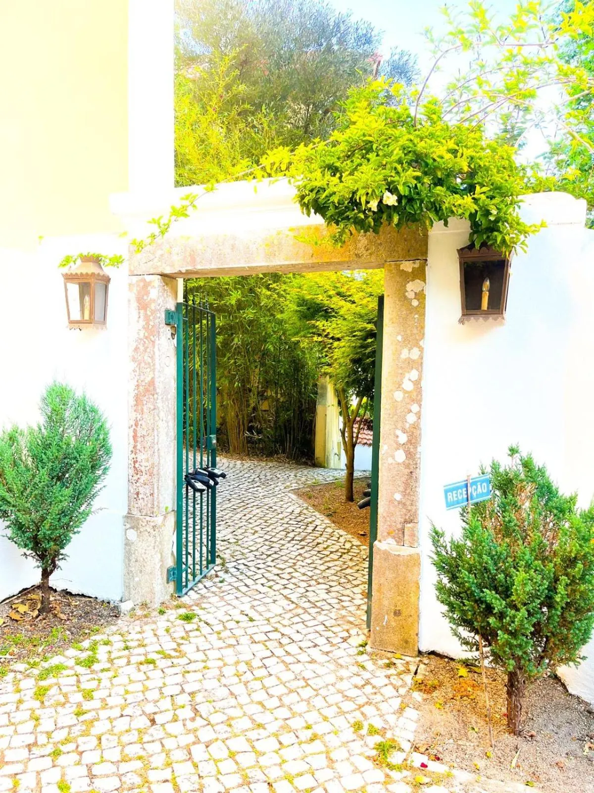 Facade/entrance in Palácio de Sintra Boutique House