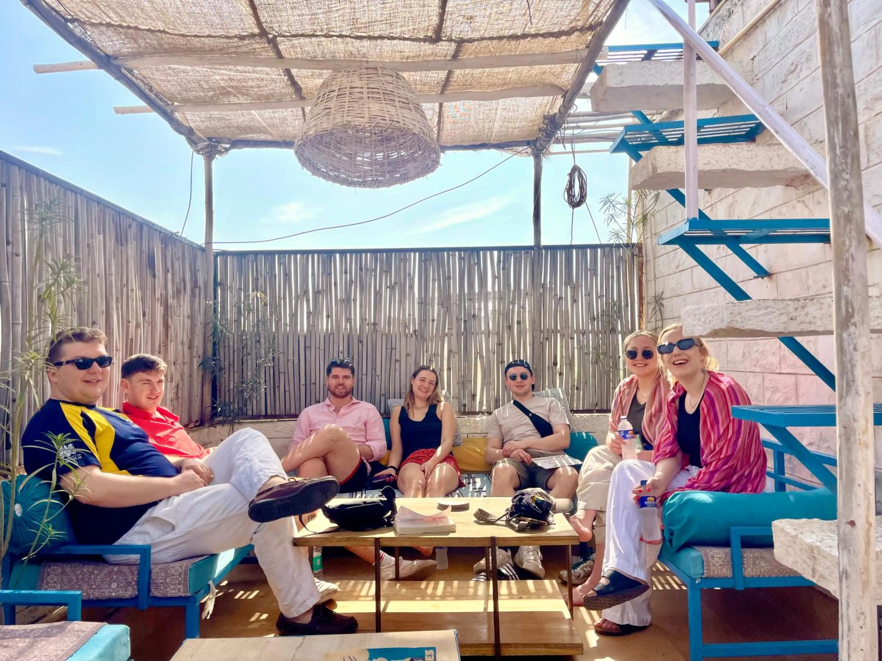 Day in Jaisalmer Hostel Crowd