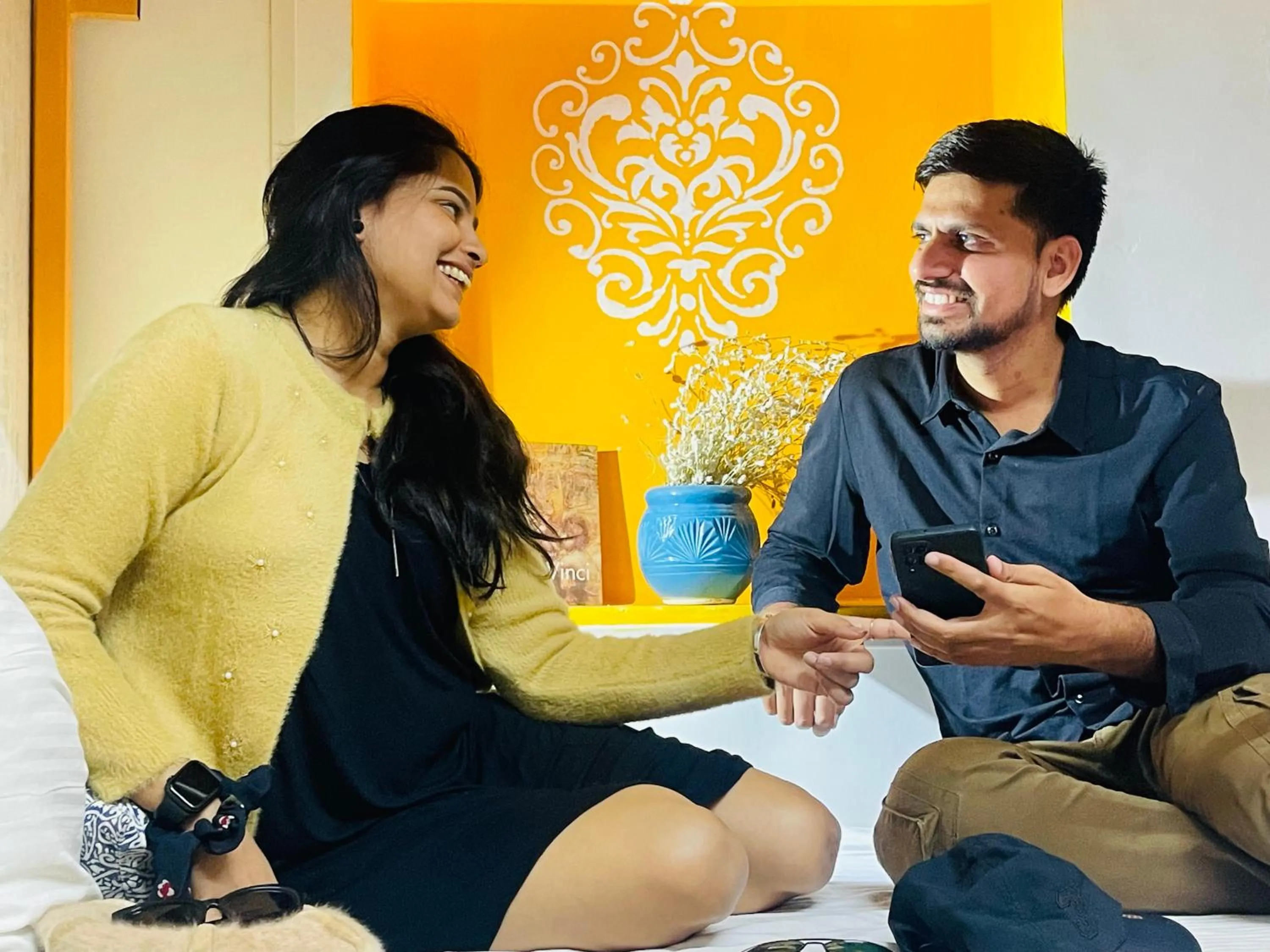 People in Jaisalmer Hostel Crowd