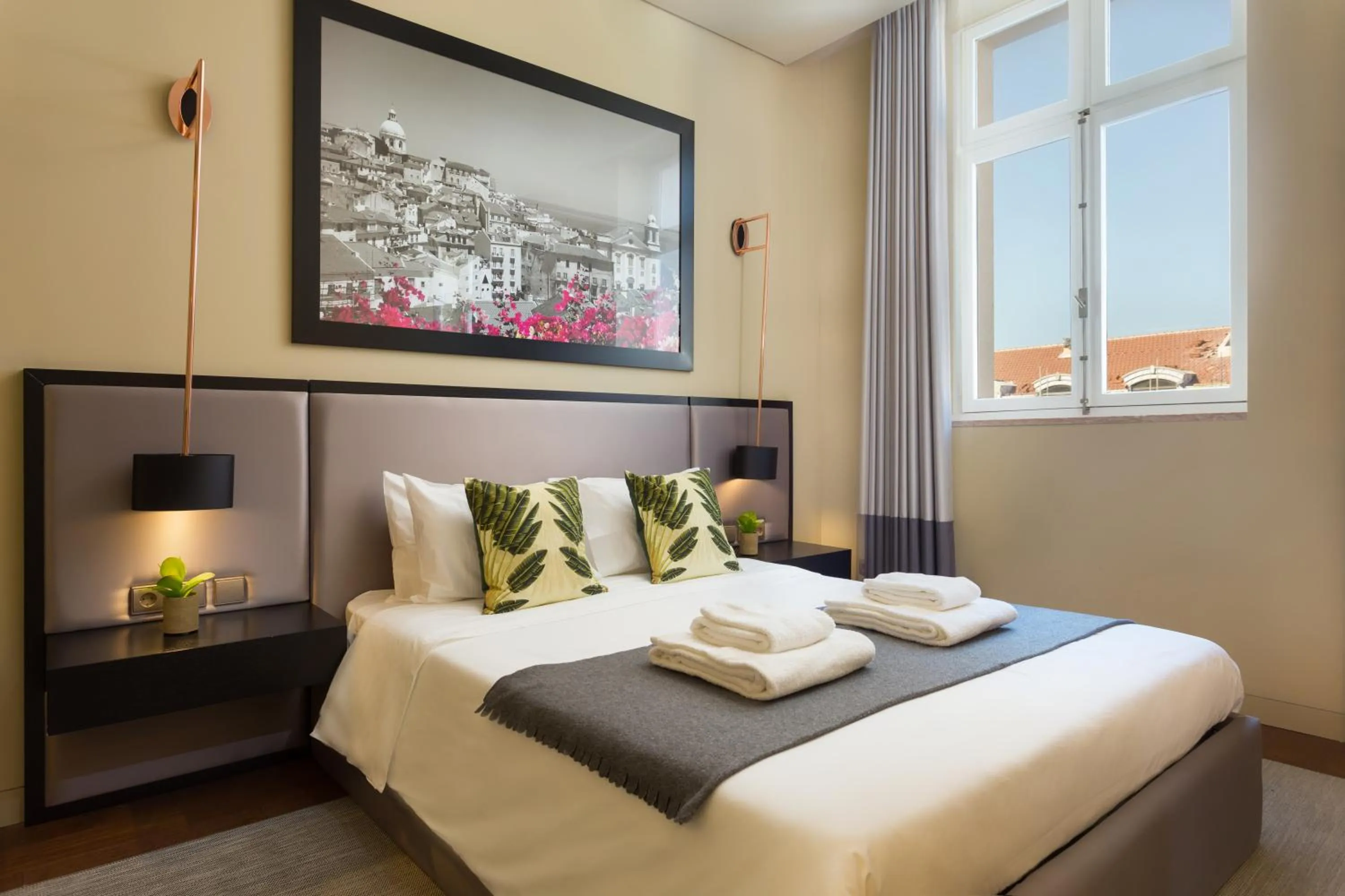 Bedroom, Bed in Lisbon Finestay 8 Building Apartments