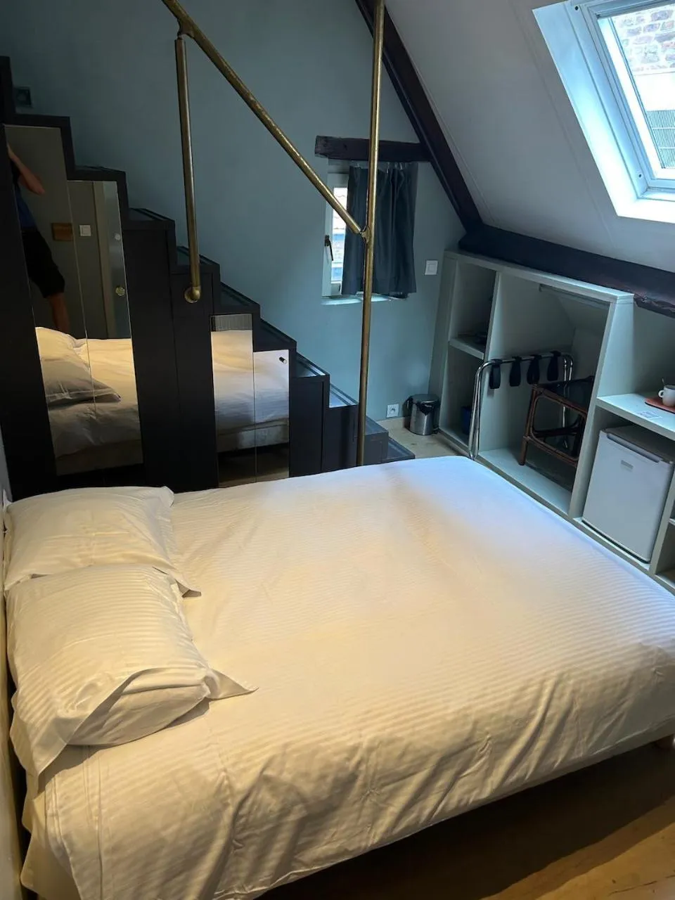 Bed in Hotel Salvators