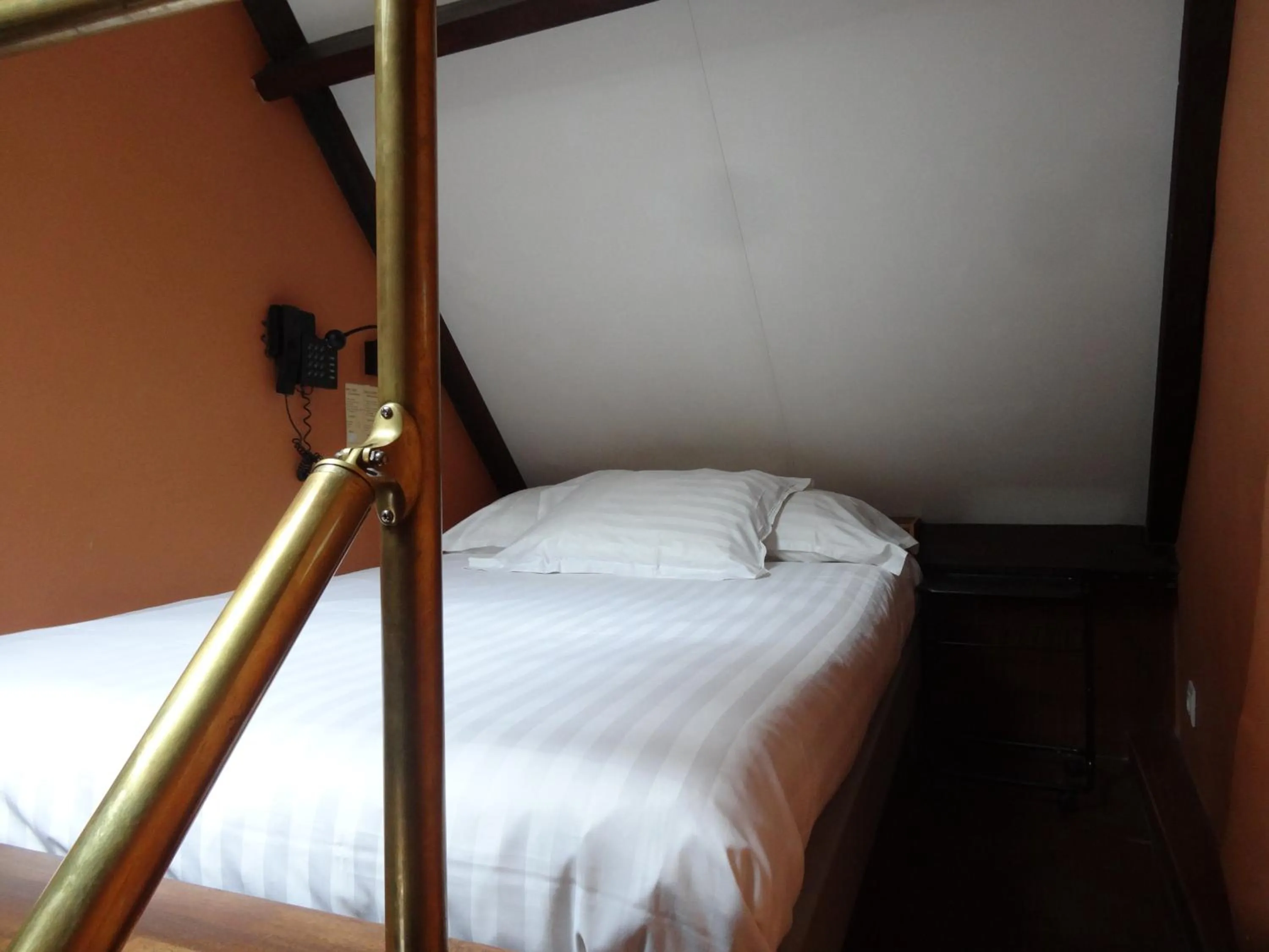 Bed in Hotel Salvators