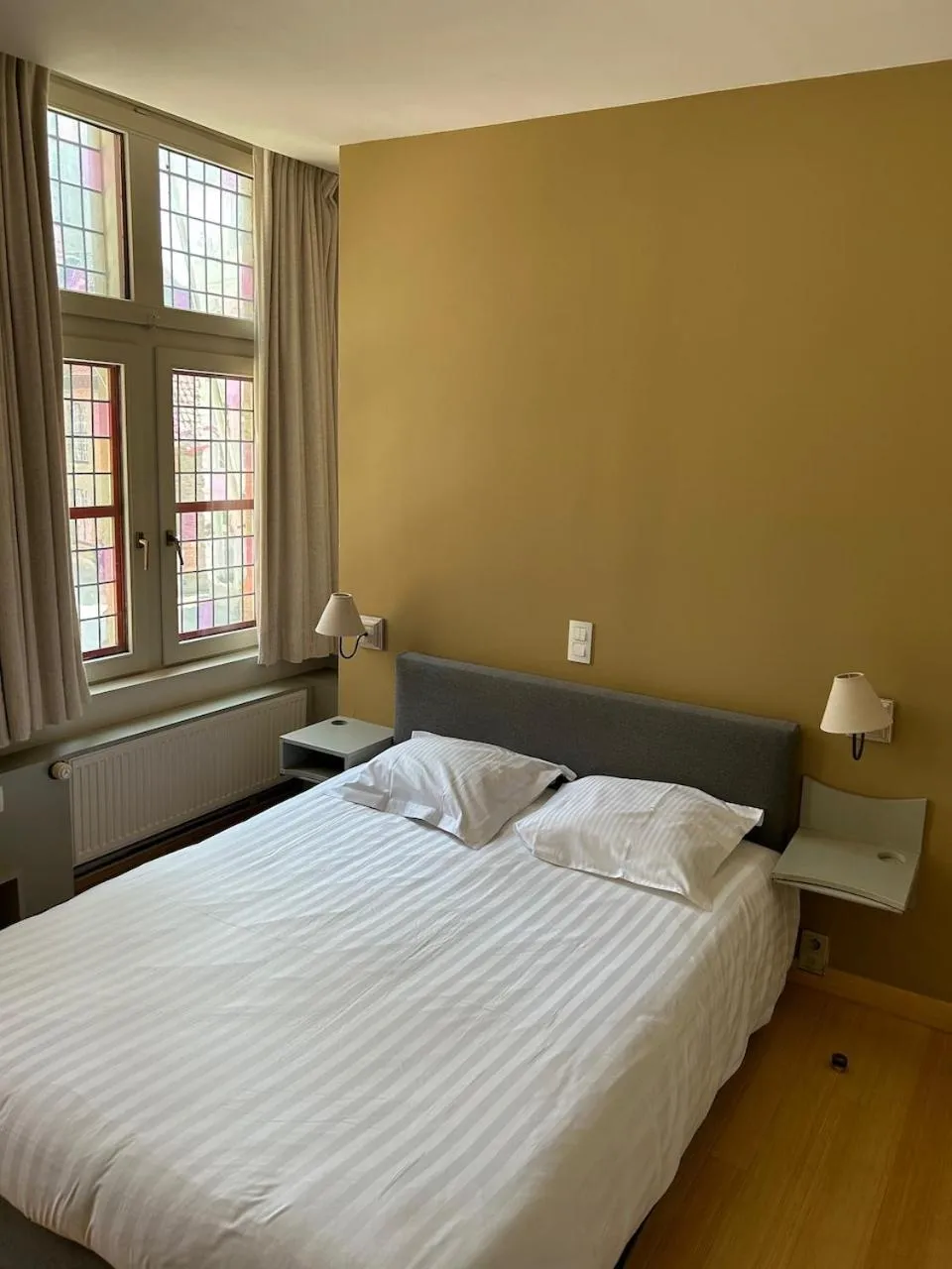 Bed in Hotel Salvators