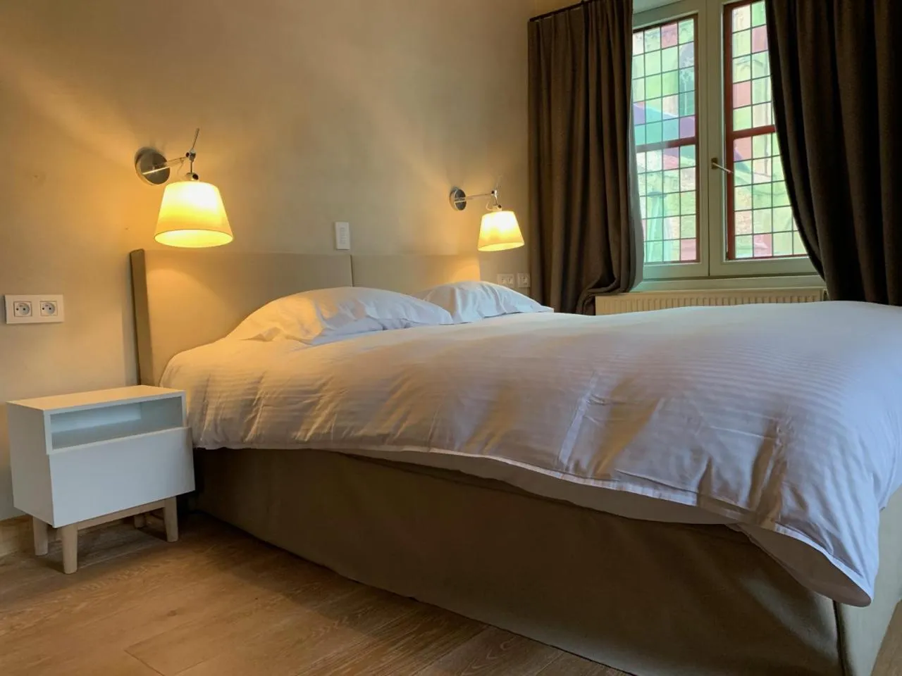 Bed in Hotel Salvators