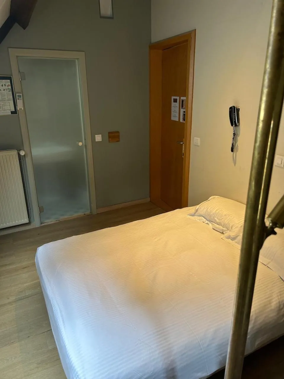 Bed in Hotel Salvators