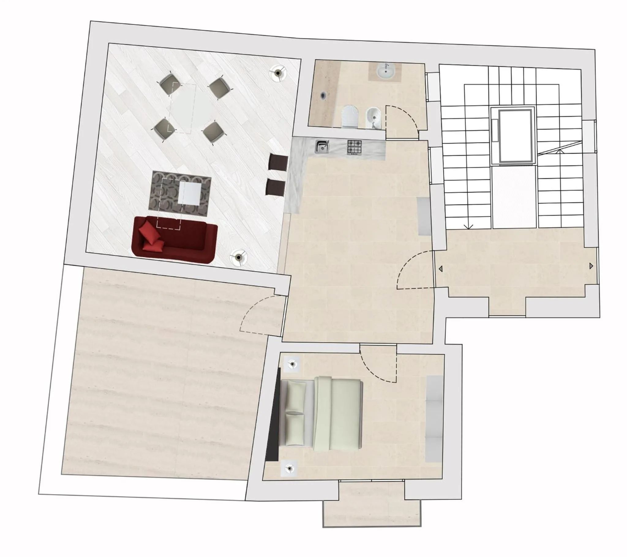 Floor plan in Re Federico Boutique Hotel
