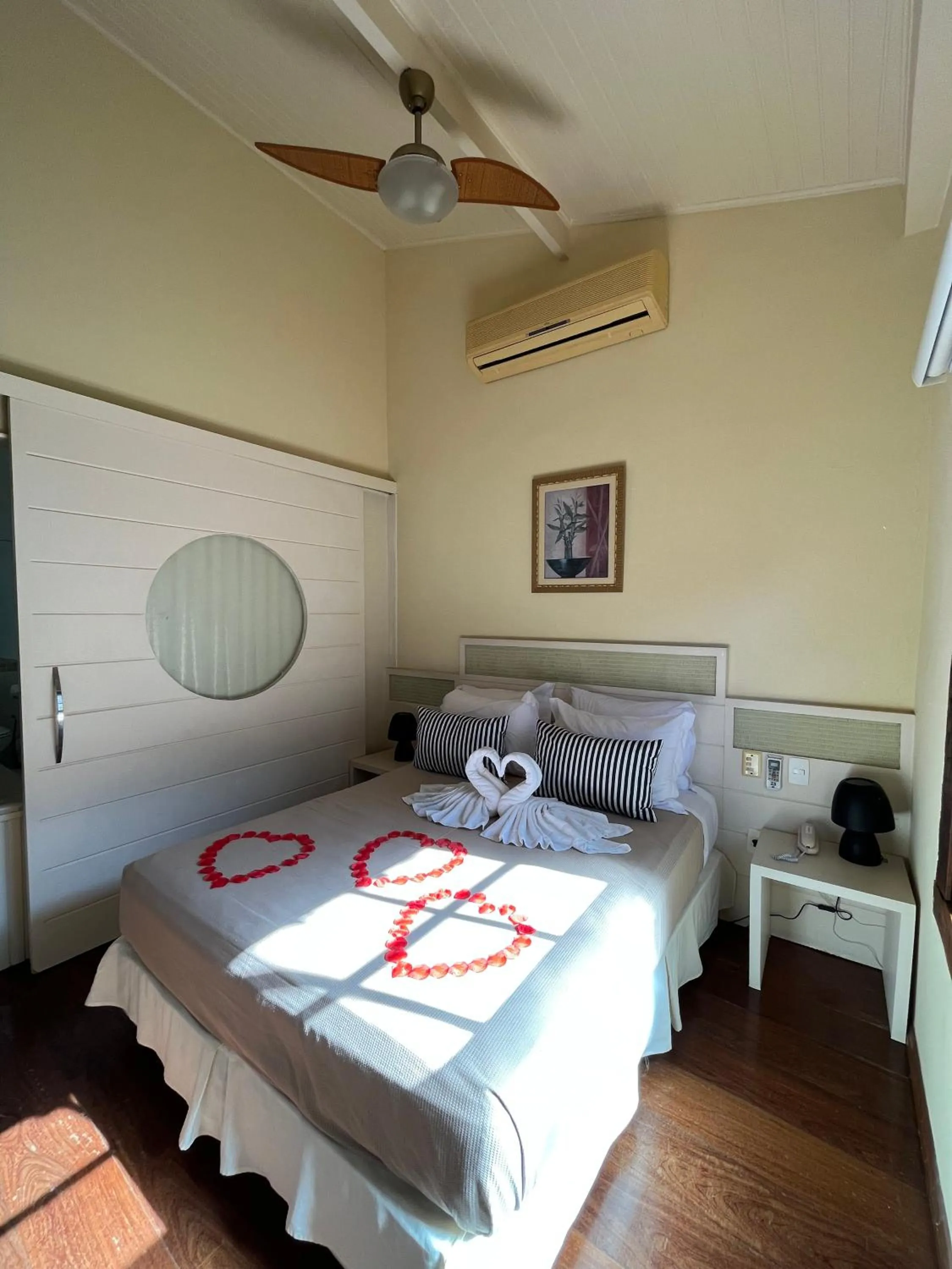 Bed in Hotel Fita Azul