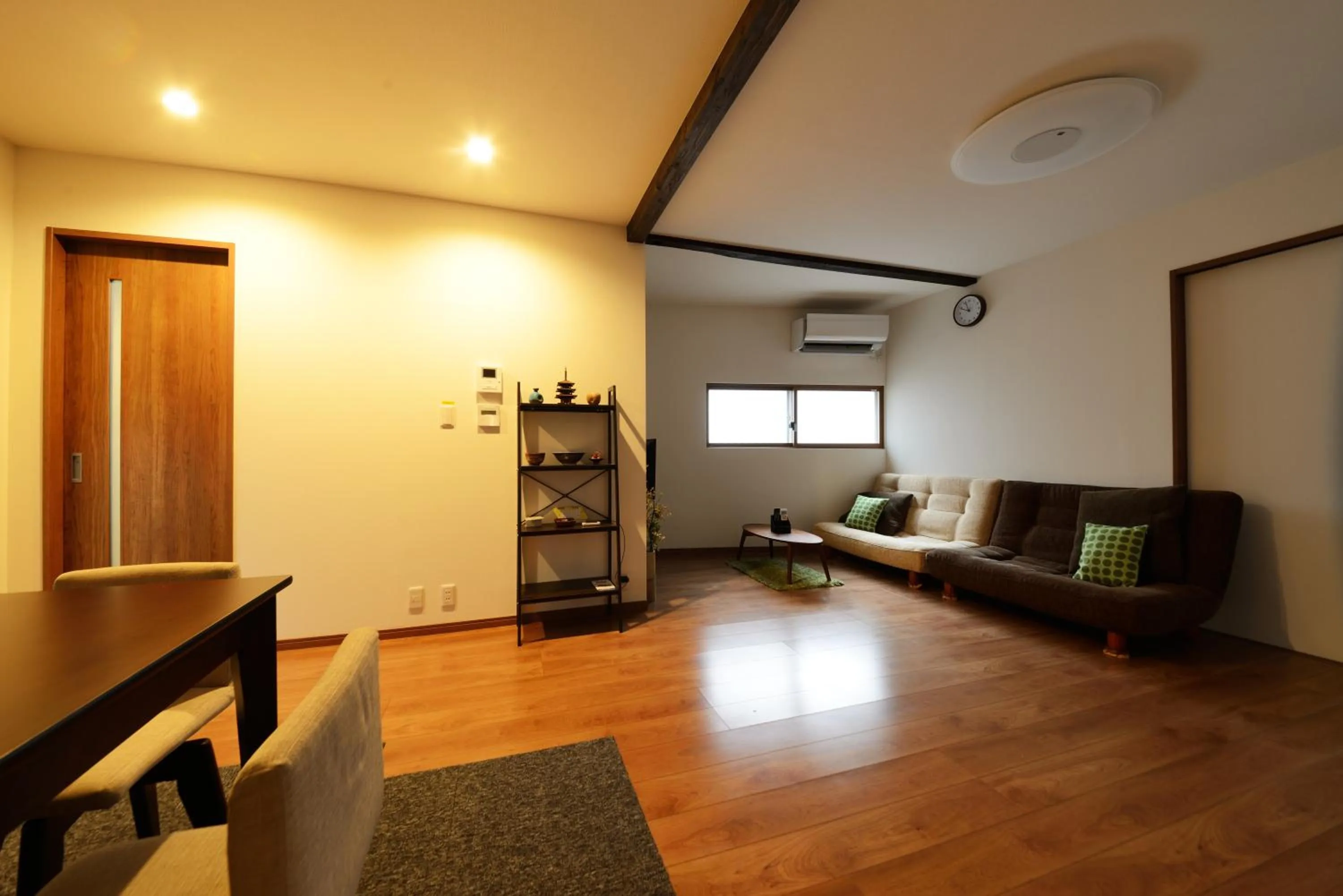 Living room in Modern House Kamo River No.1