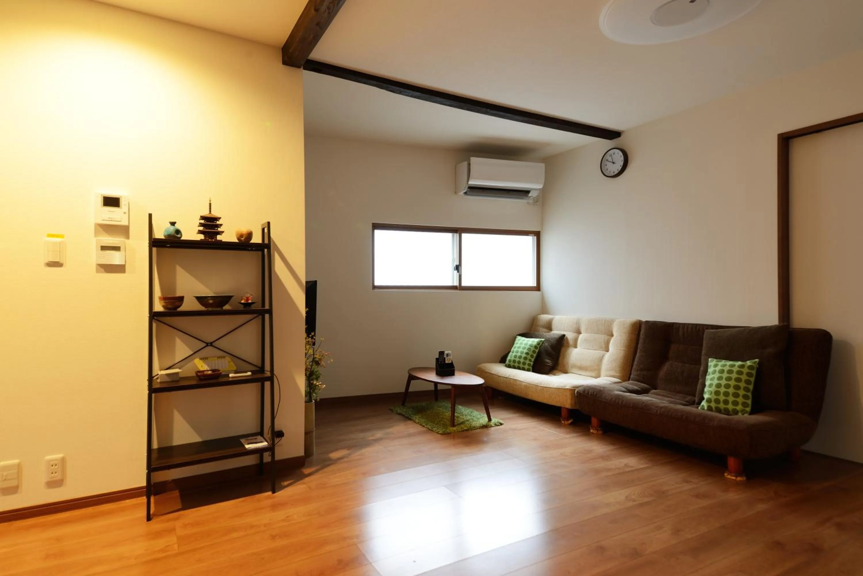 Living room in Modern House Kamo River No.1