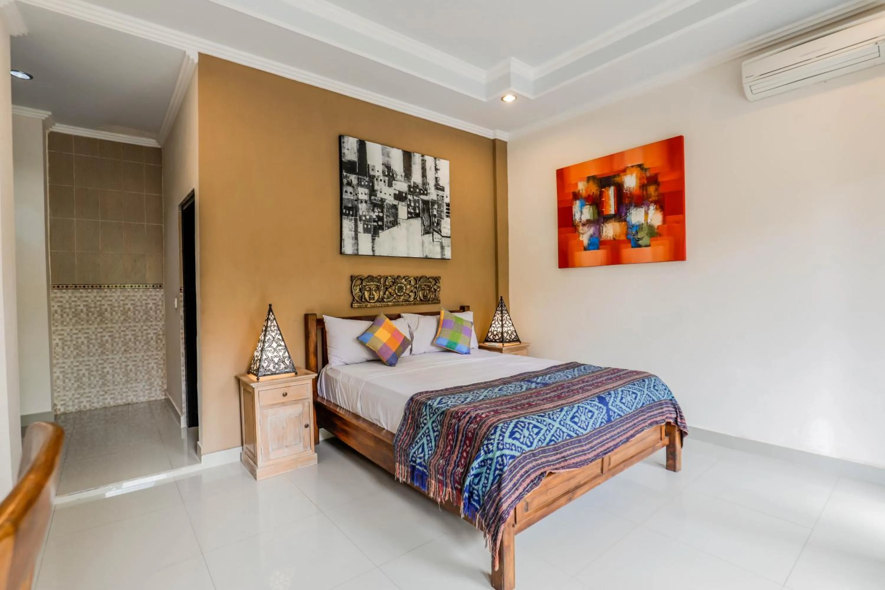 Bed in Warji House 1 Ubud Centre