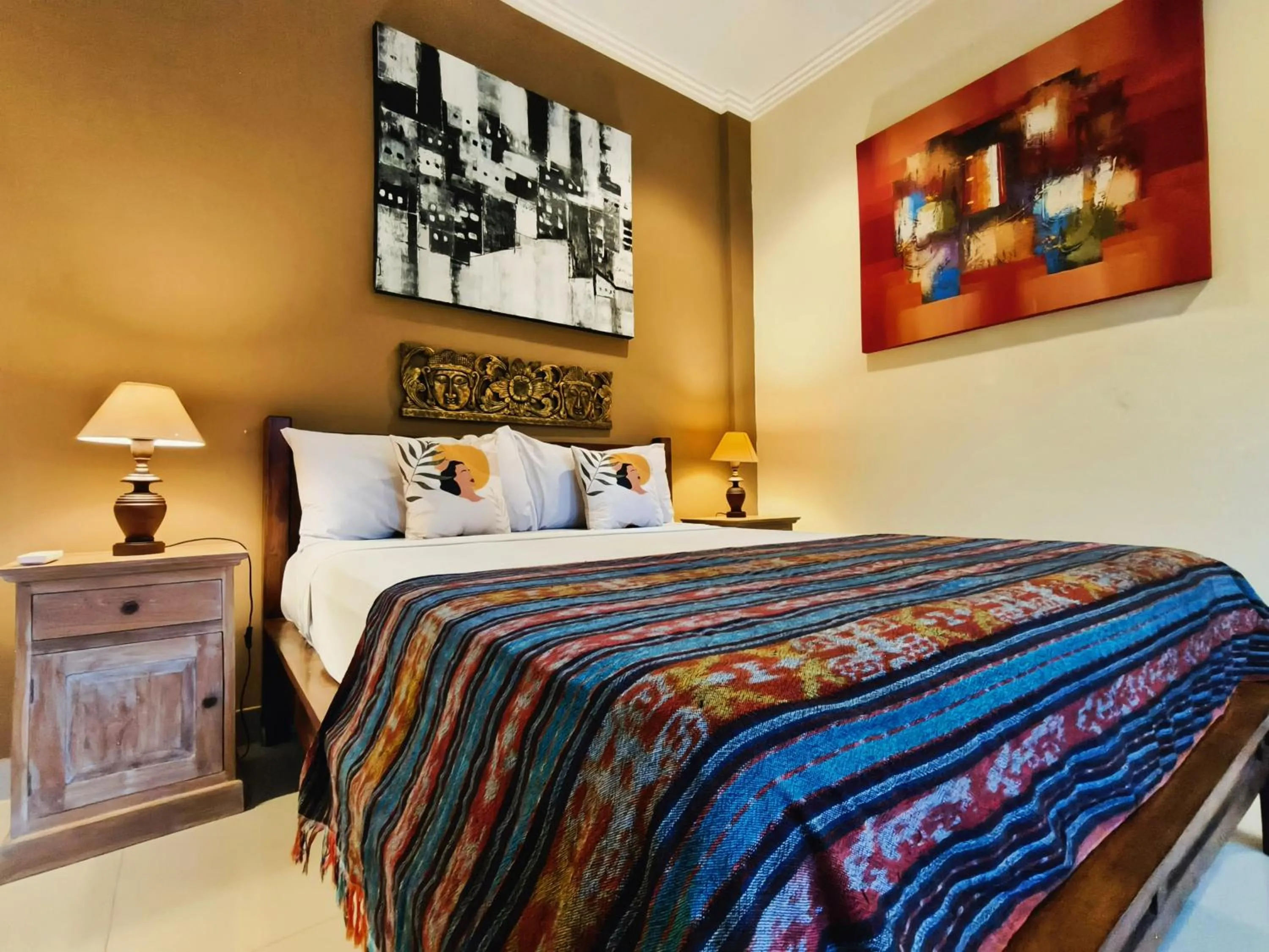 Bedroom, Bed in Warji House 1 Ubud Centre