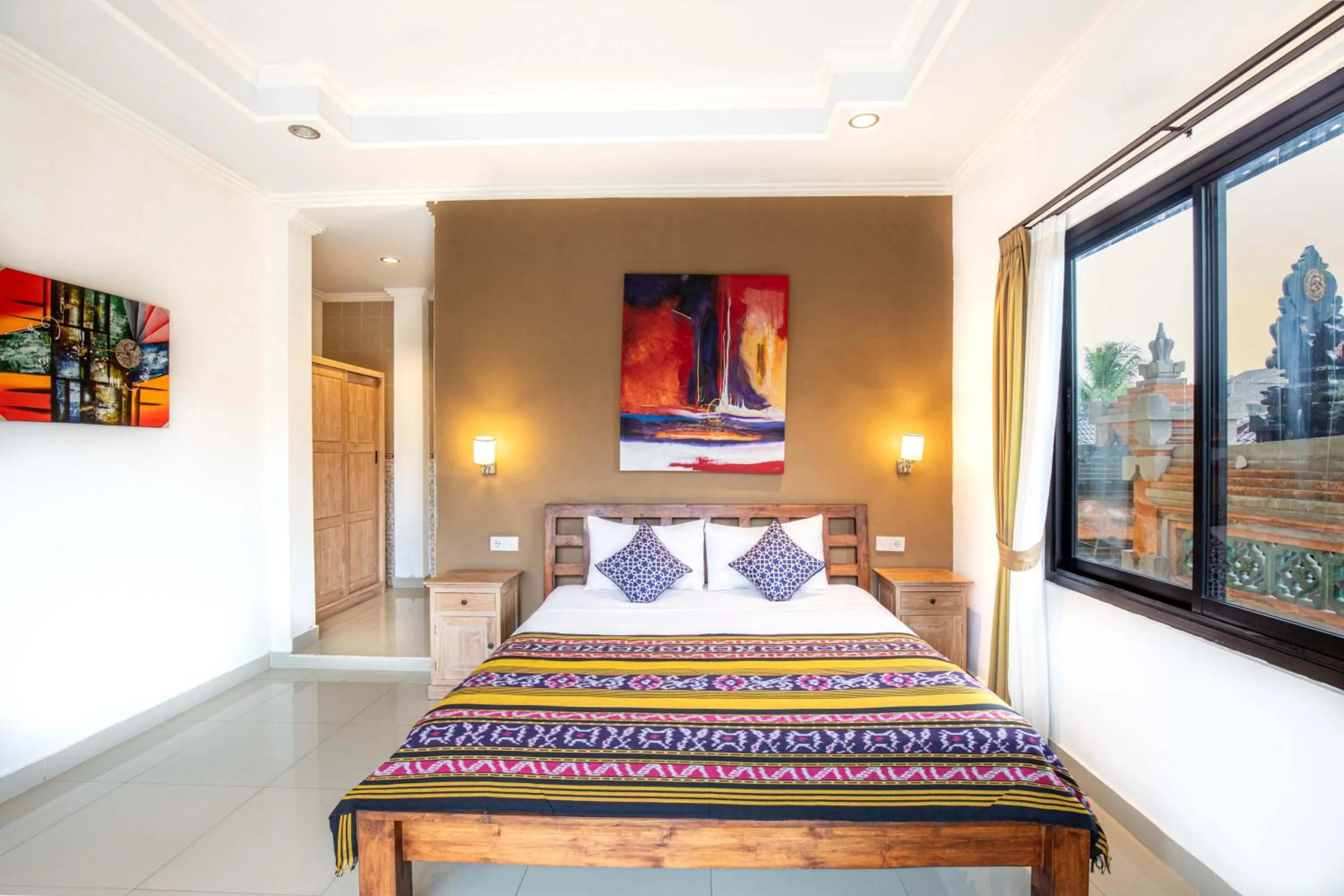 Bed in Warji House 1 Ubud Centre