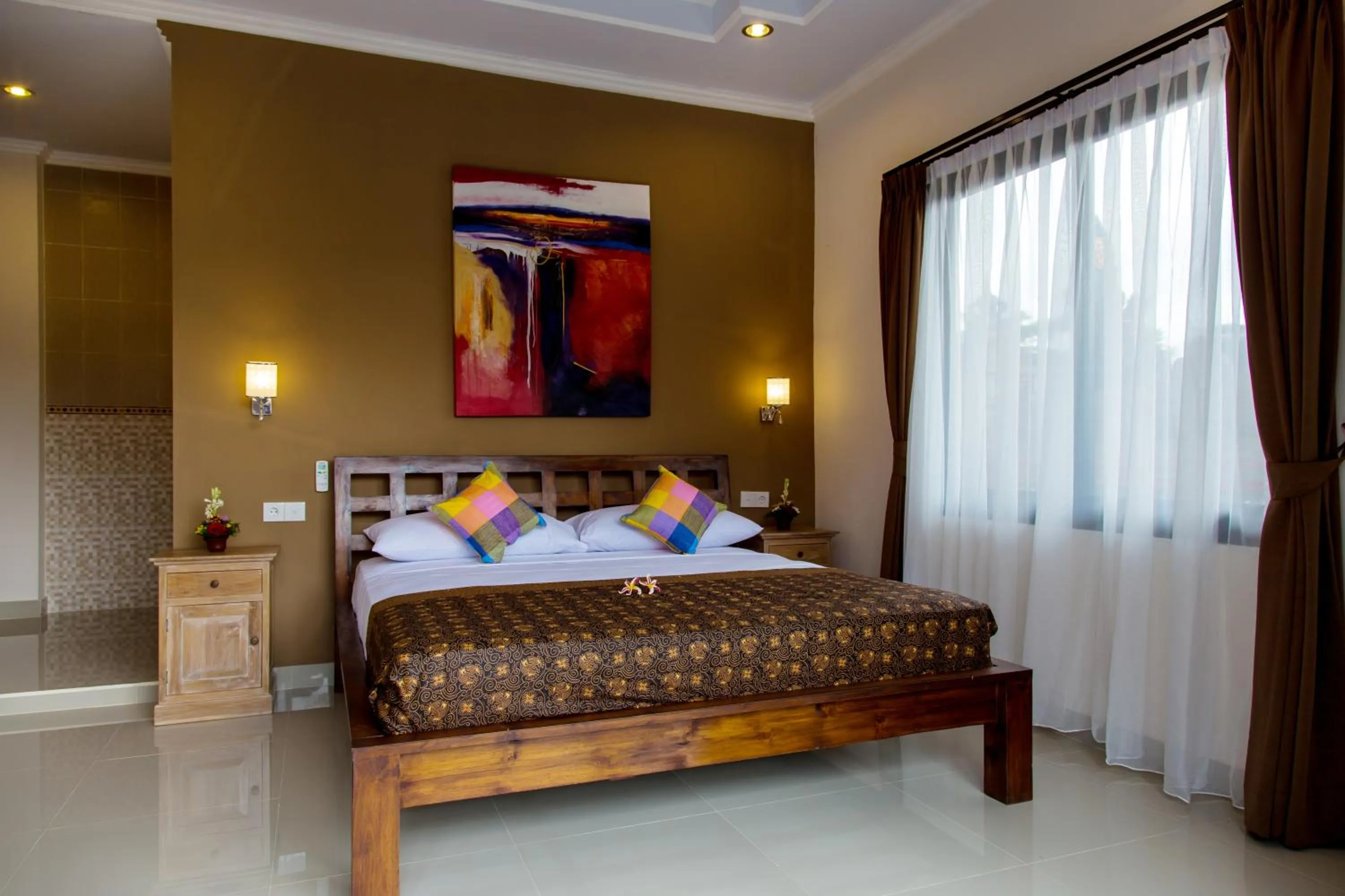 Bed in Warji House 1 Ubud Centre