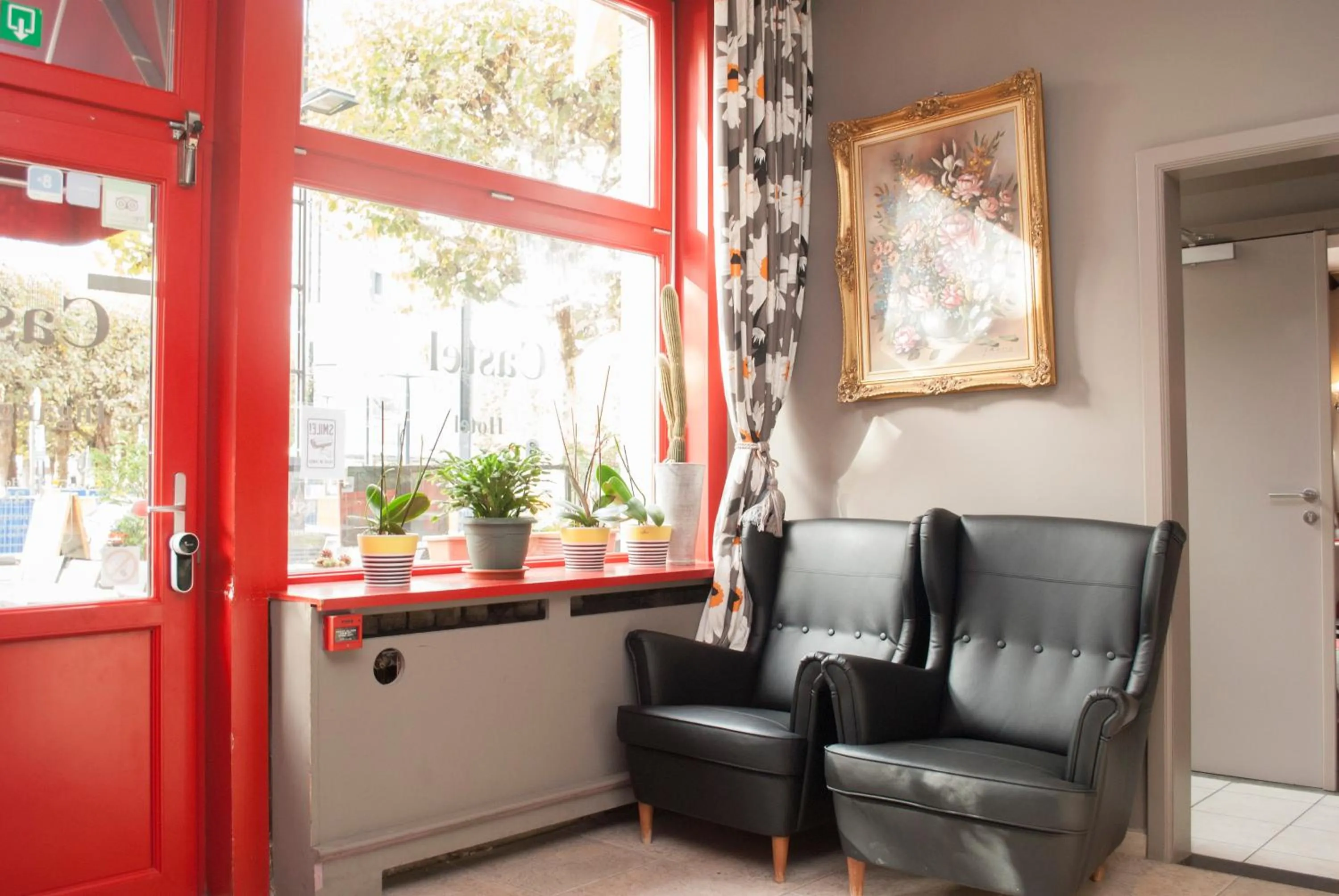 Seating area in Hotel Castel