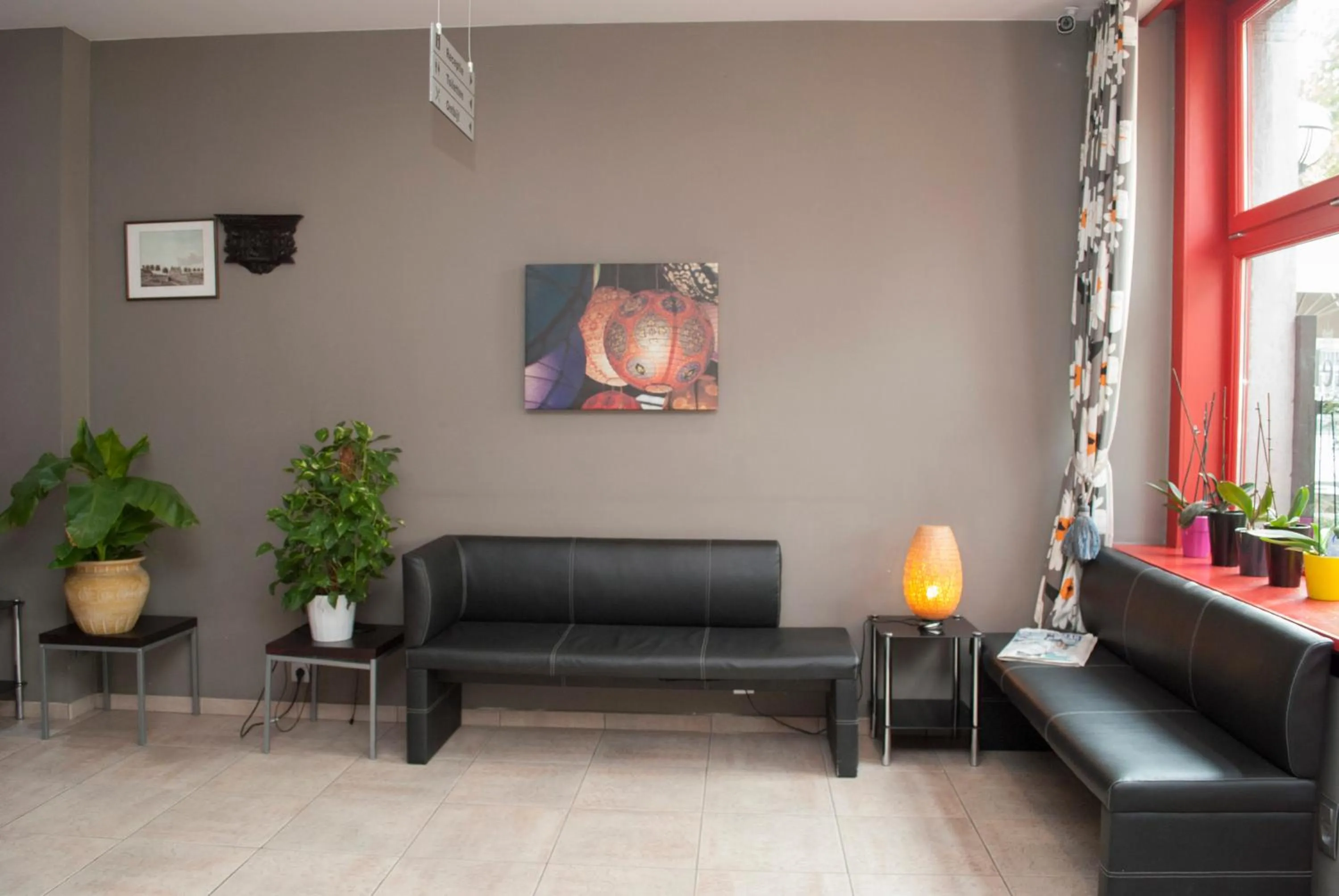 Seating area in Hotel Castel