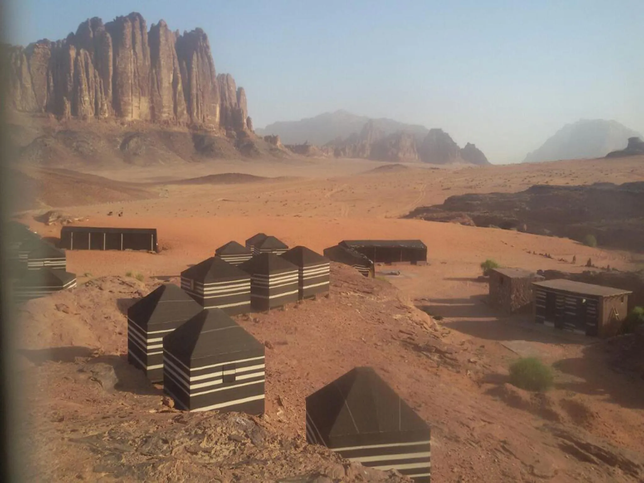 Location in Wadi Rum Quiet Village Camp