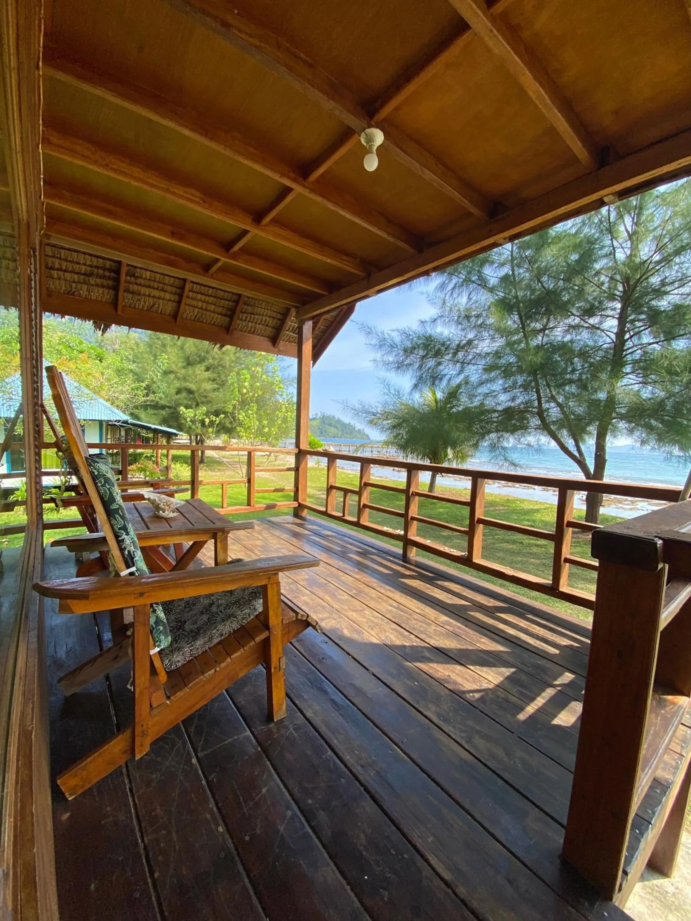 Balcony/Terrace in Ricky's Beach House
