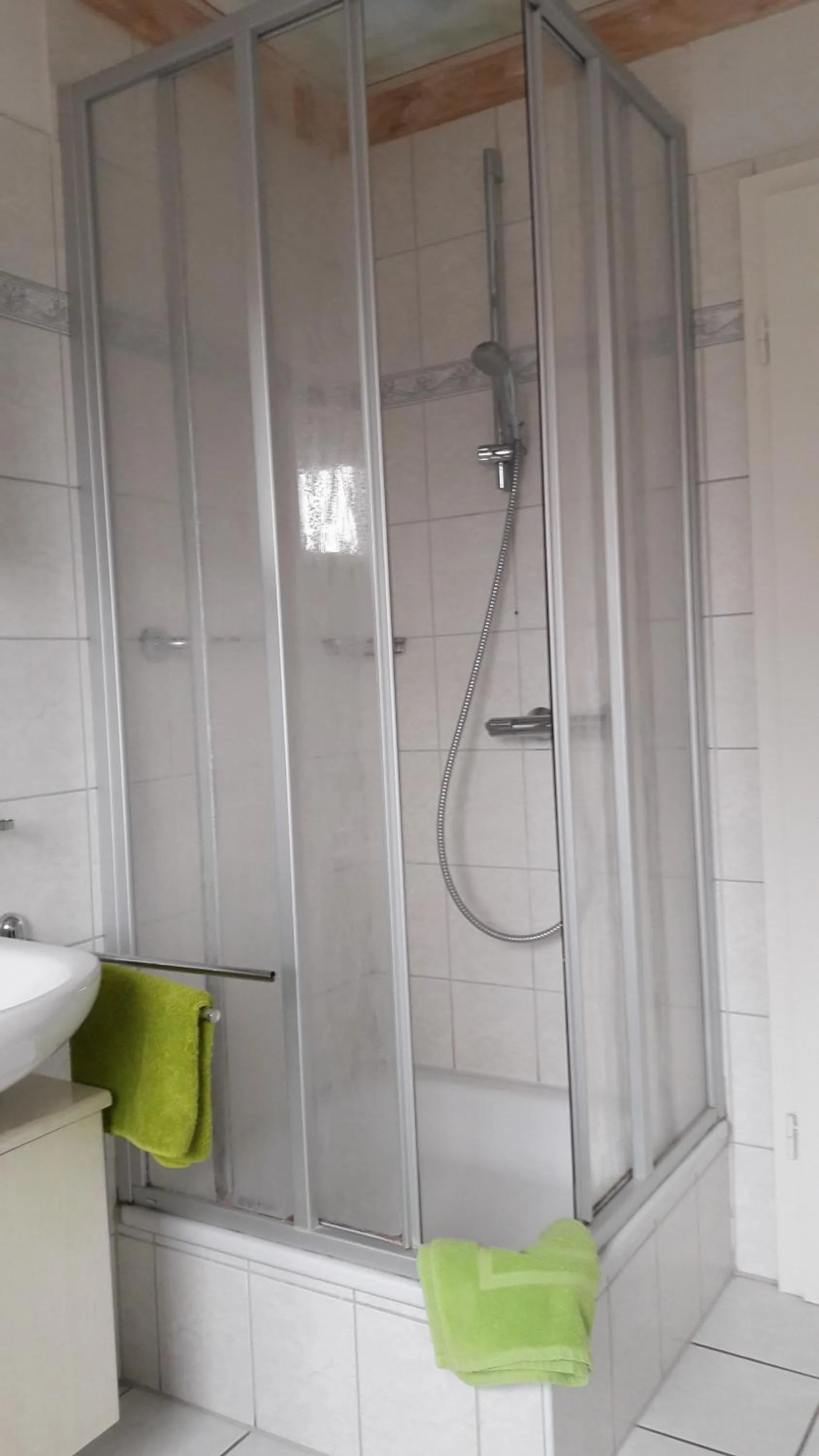 Shower in Bed and Breakfast Dannevirke