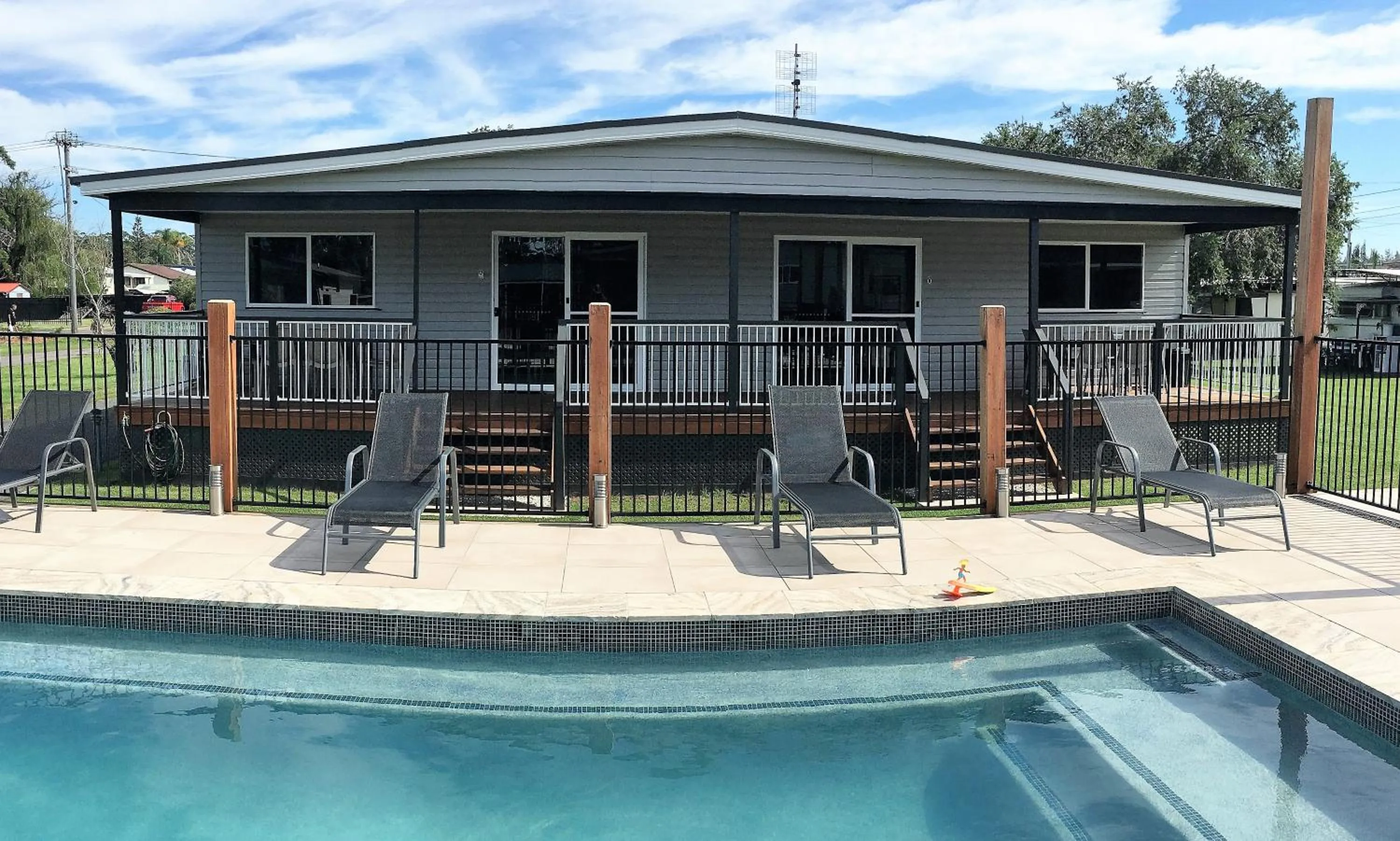 Balcony/Terrace in Laguna lodge Group Accommodation