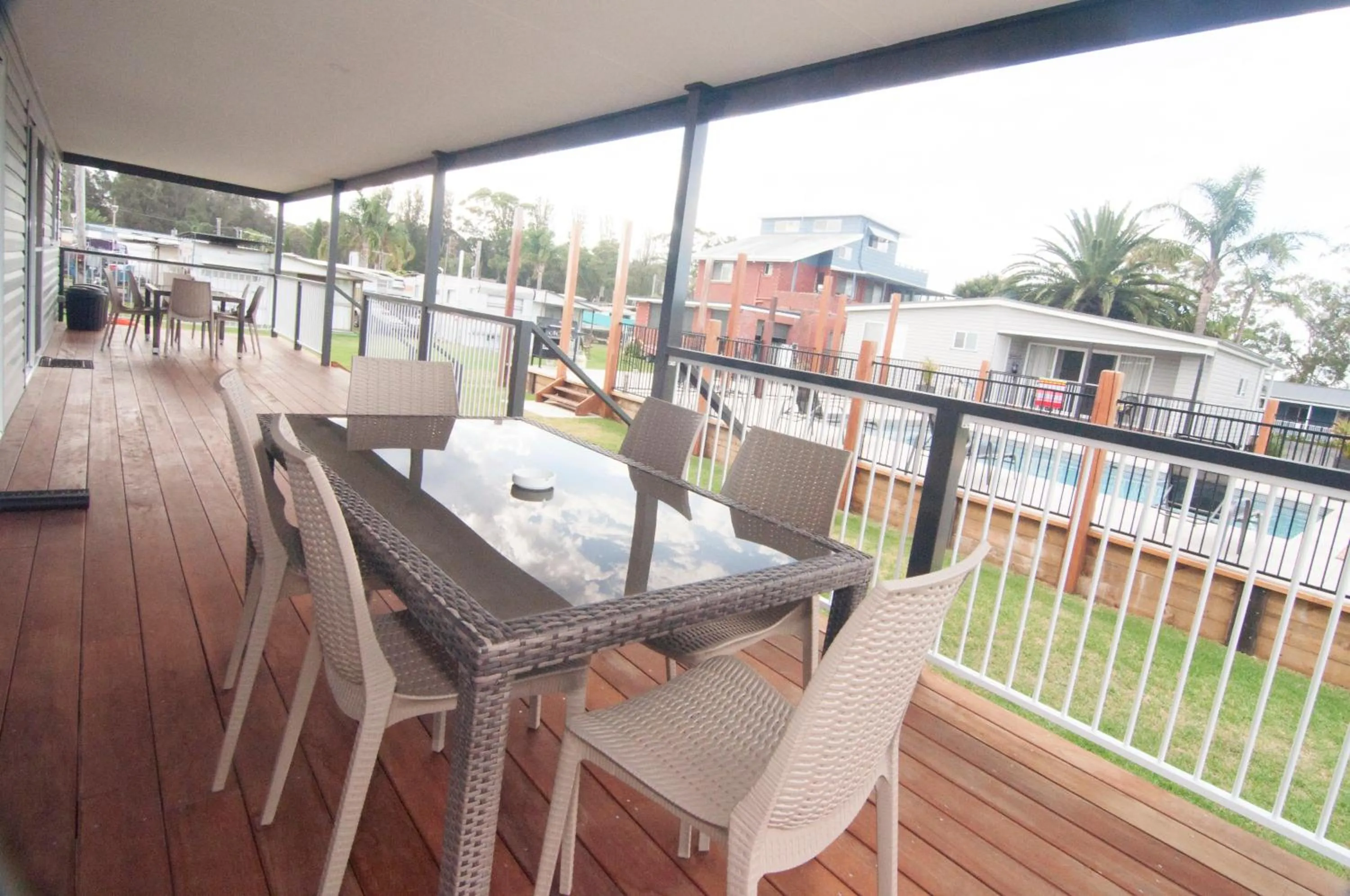 Balcony/Terrace in Laguna lodge Group Accommodation