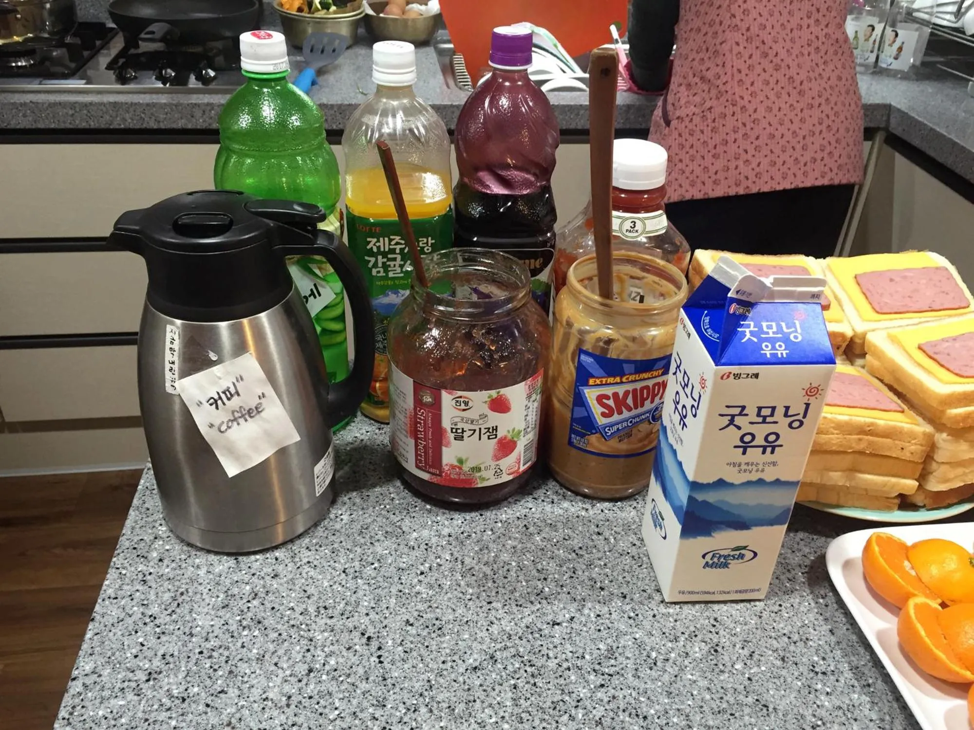 Food and drinks in Dorandoran Guesthouse