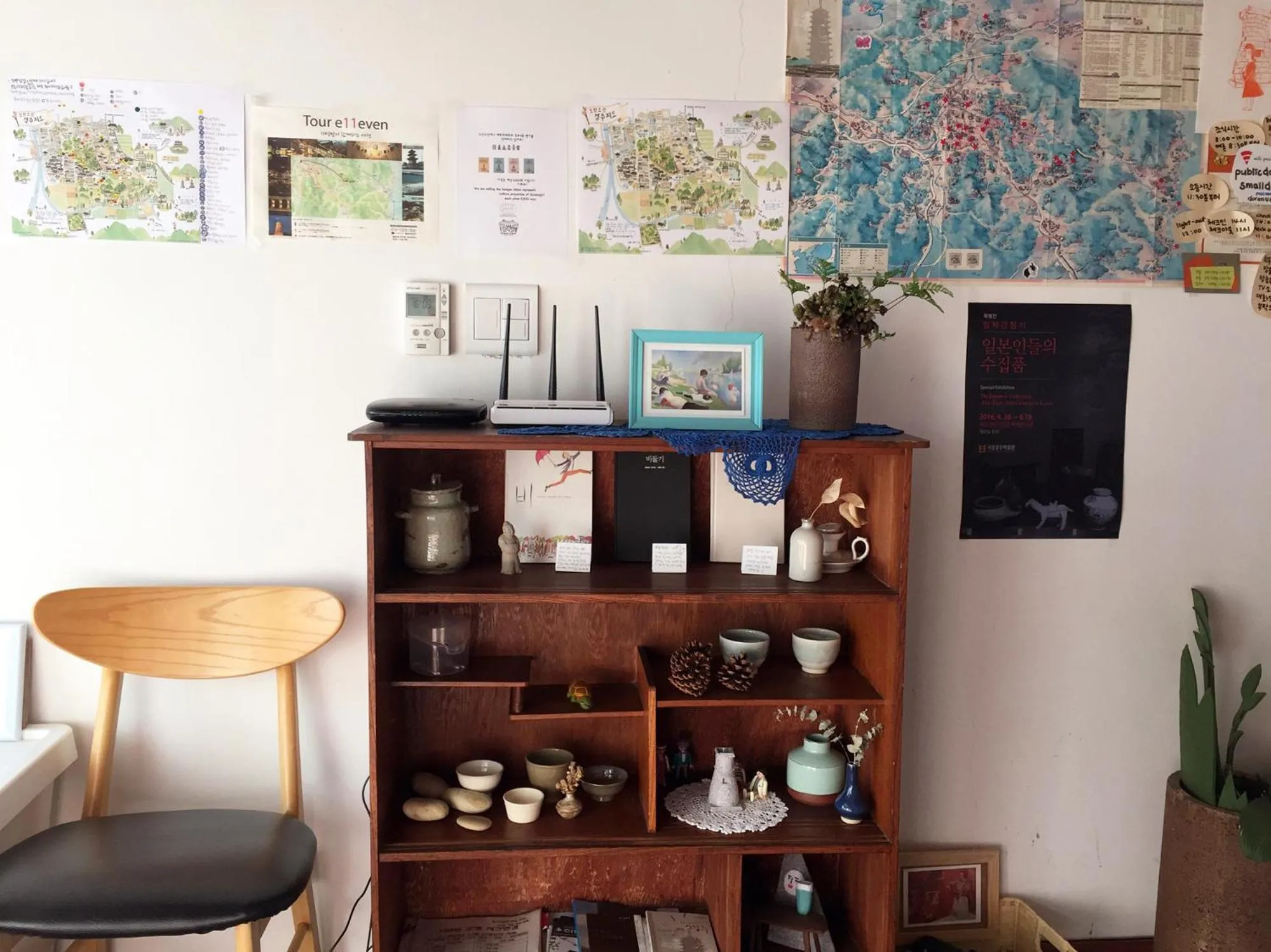 Decorative detail in Dorandoran Guesthouse