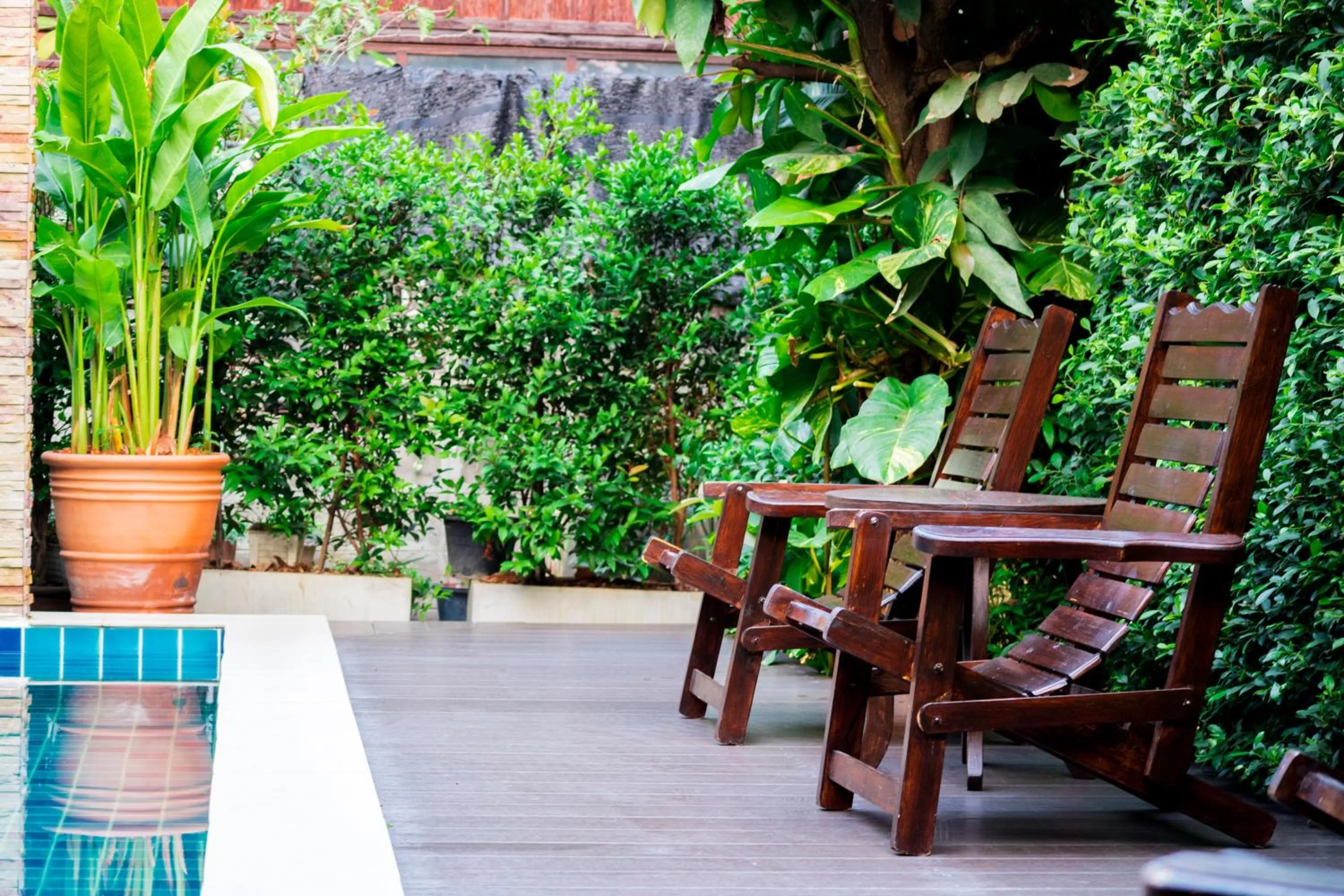 Swimming pool in i Lanna House