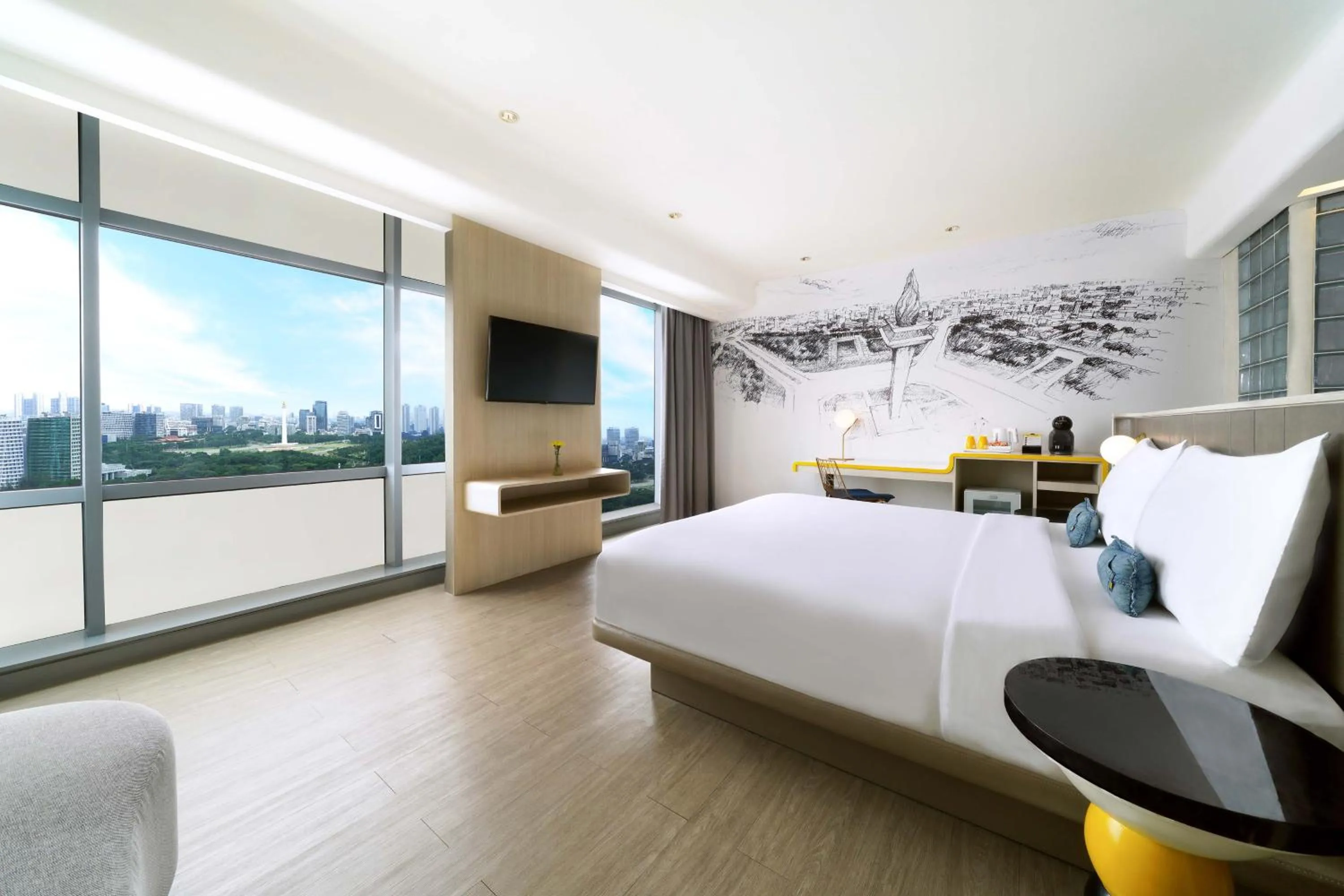 Bedroom, Bed in YELLO Hotel Harmoni