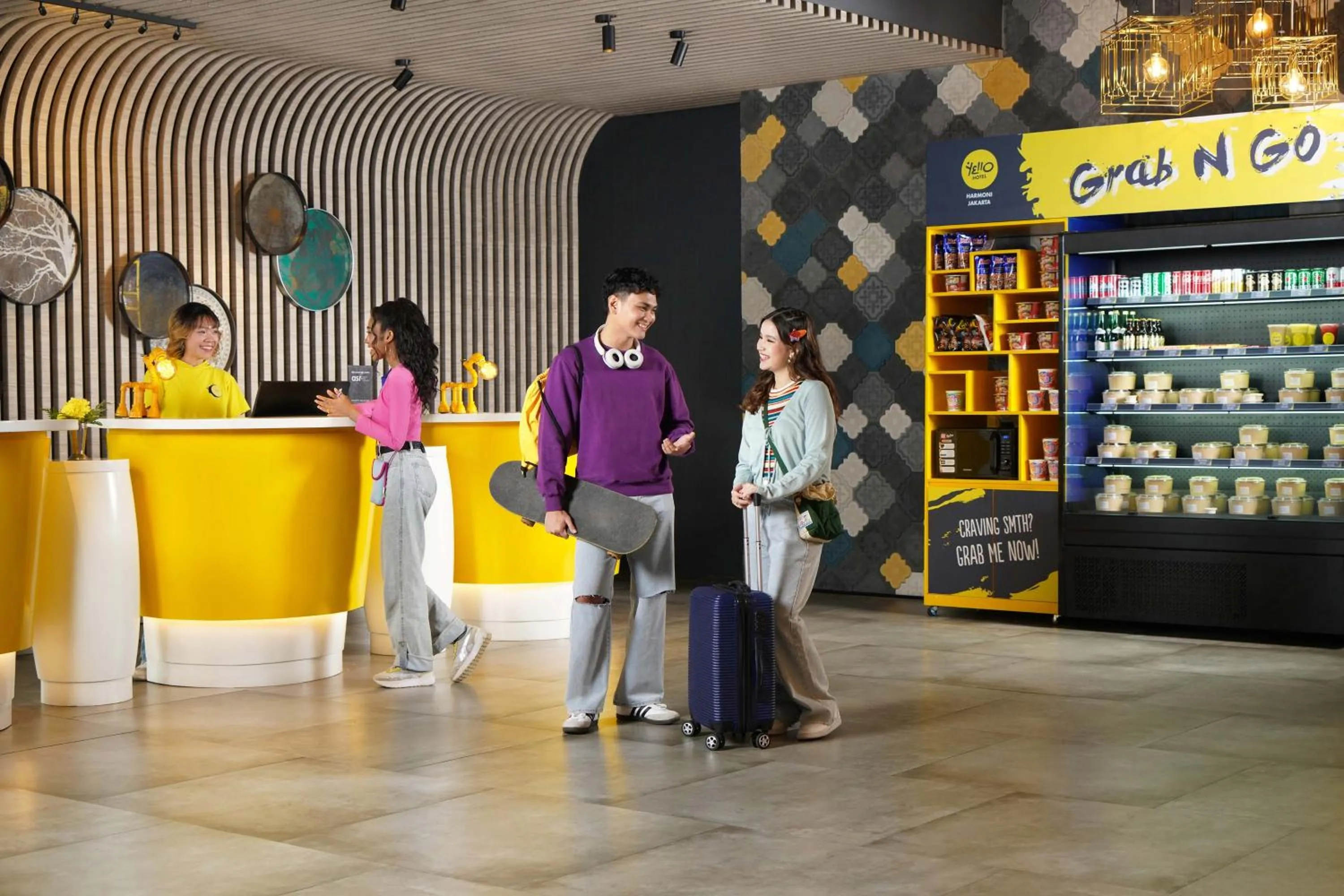 Lobby or reception in YELLO Hotel Harmoni