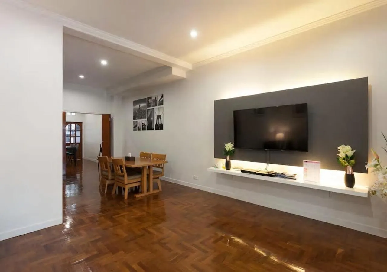 Communal lounge/ TV room in Sirinan Villa Nimman ChiangMai