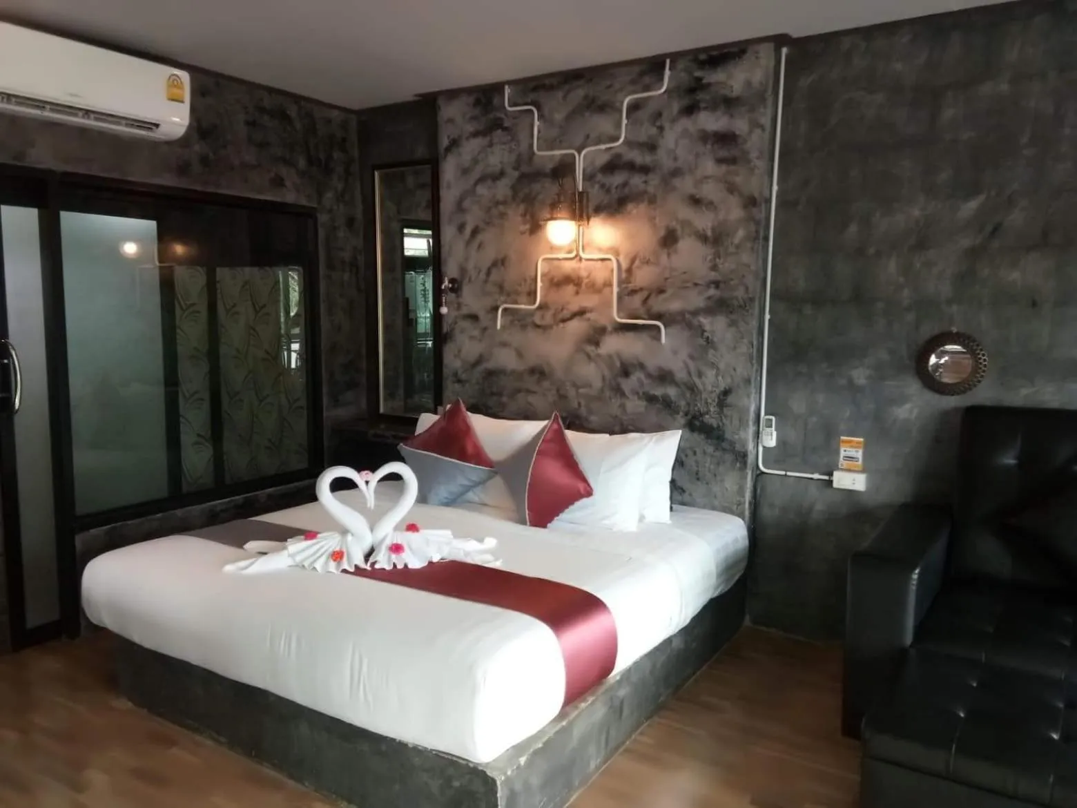 Bed in Keeree Loft Resort คีรีลอฟท์รีสอร์ท