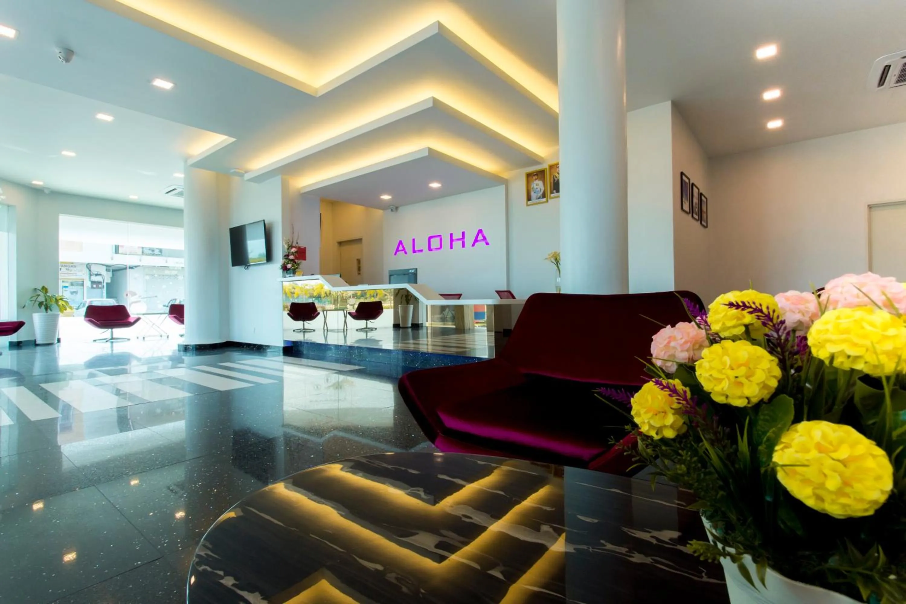 Lobby or reception in Aloha Hotel SDN BHD