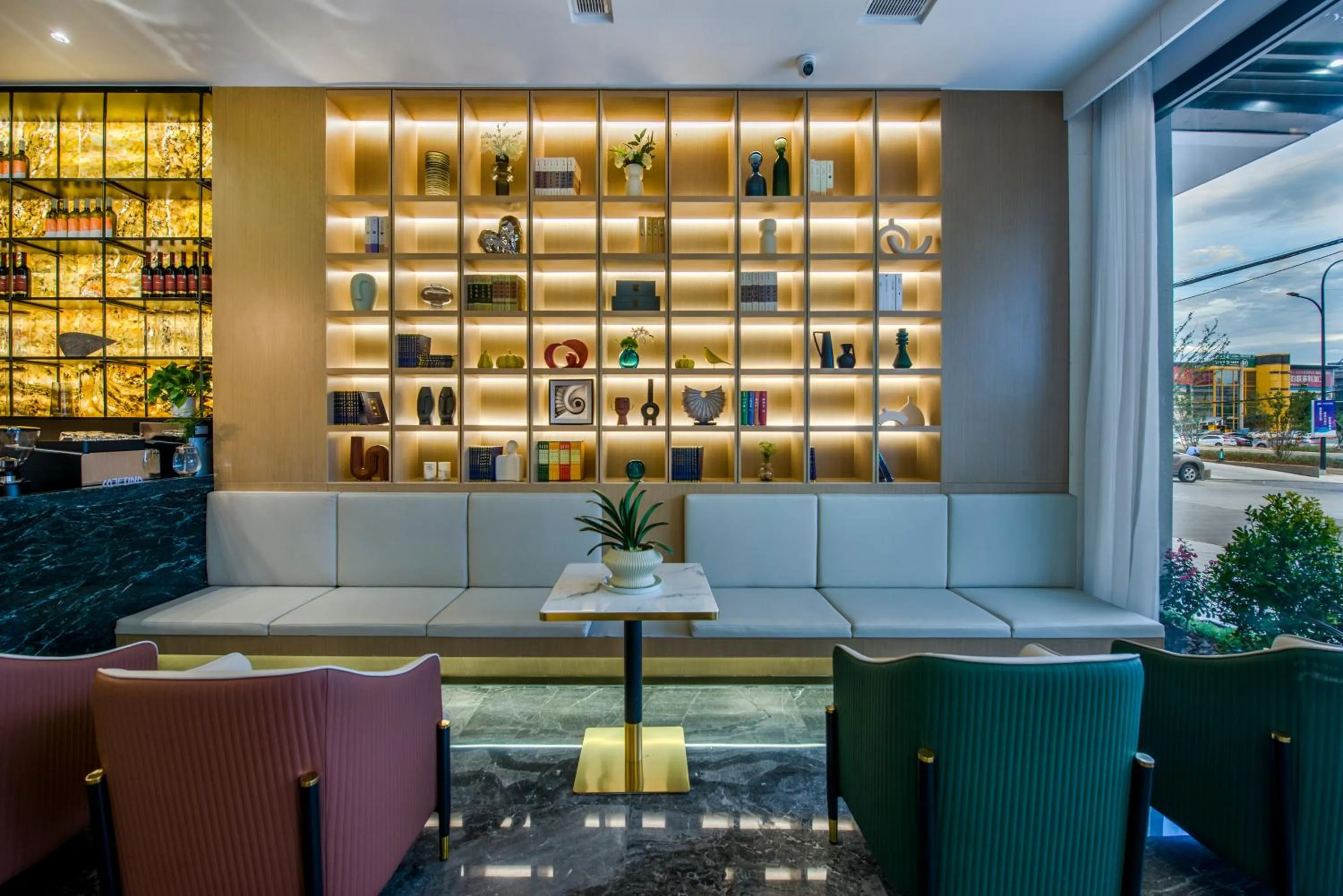 Lobby or reception in Yiwu Baide Theme Hotel