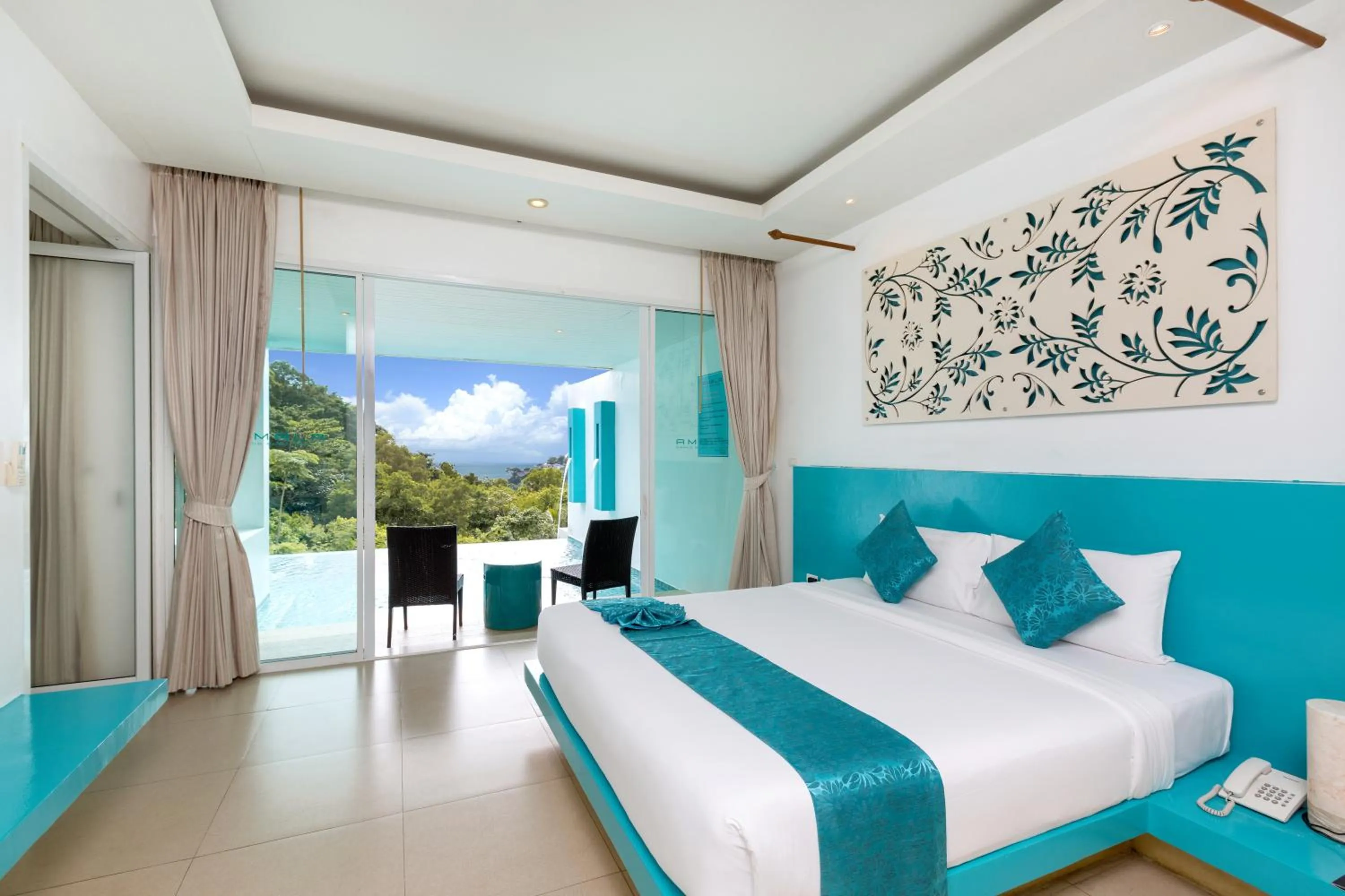 Bedroom, Bed in Amala Grand Bleu Resort Hilltops - SHA