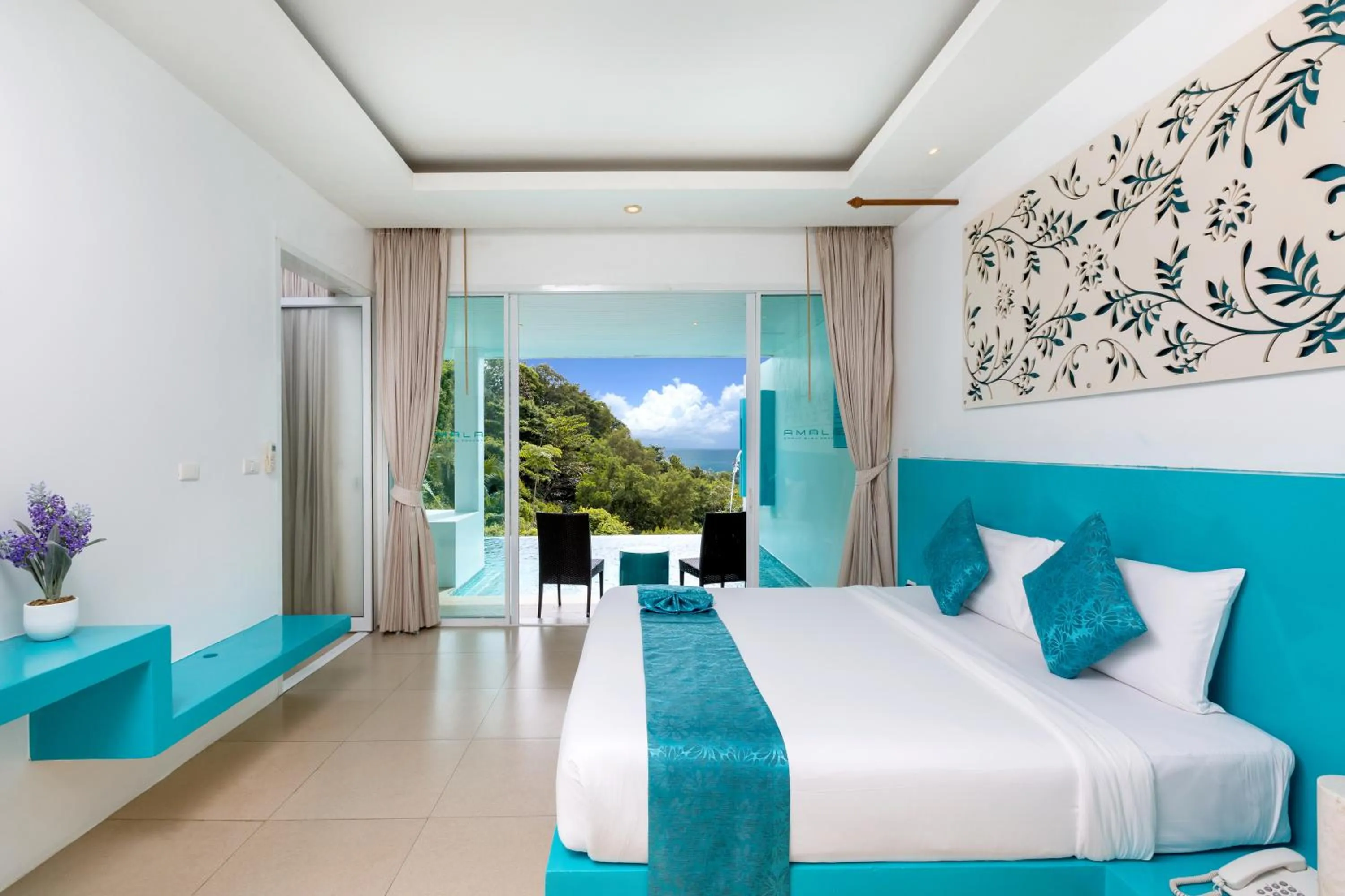Bedroom, Bed in Amala Grand Bleu Resort Hilltops - SHA