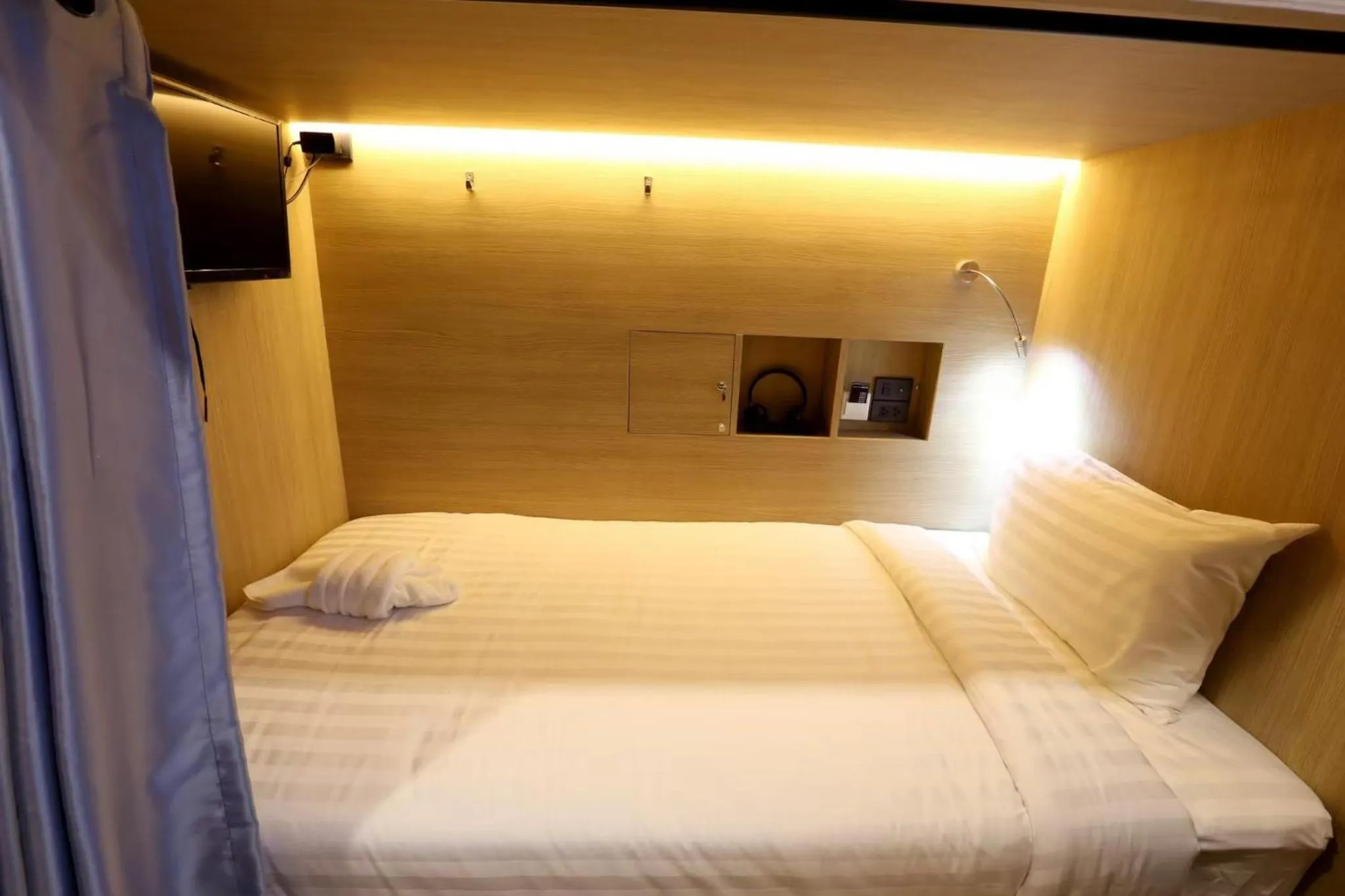 Bed in The Printing House Poshtel