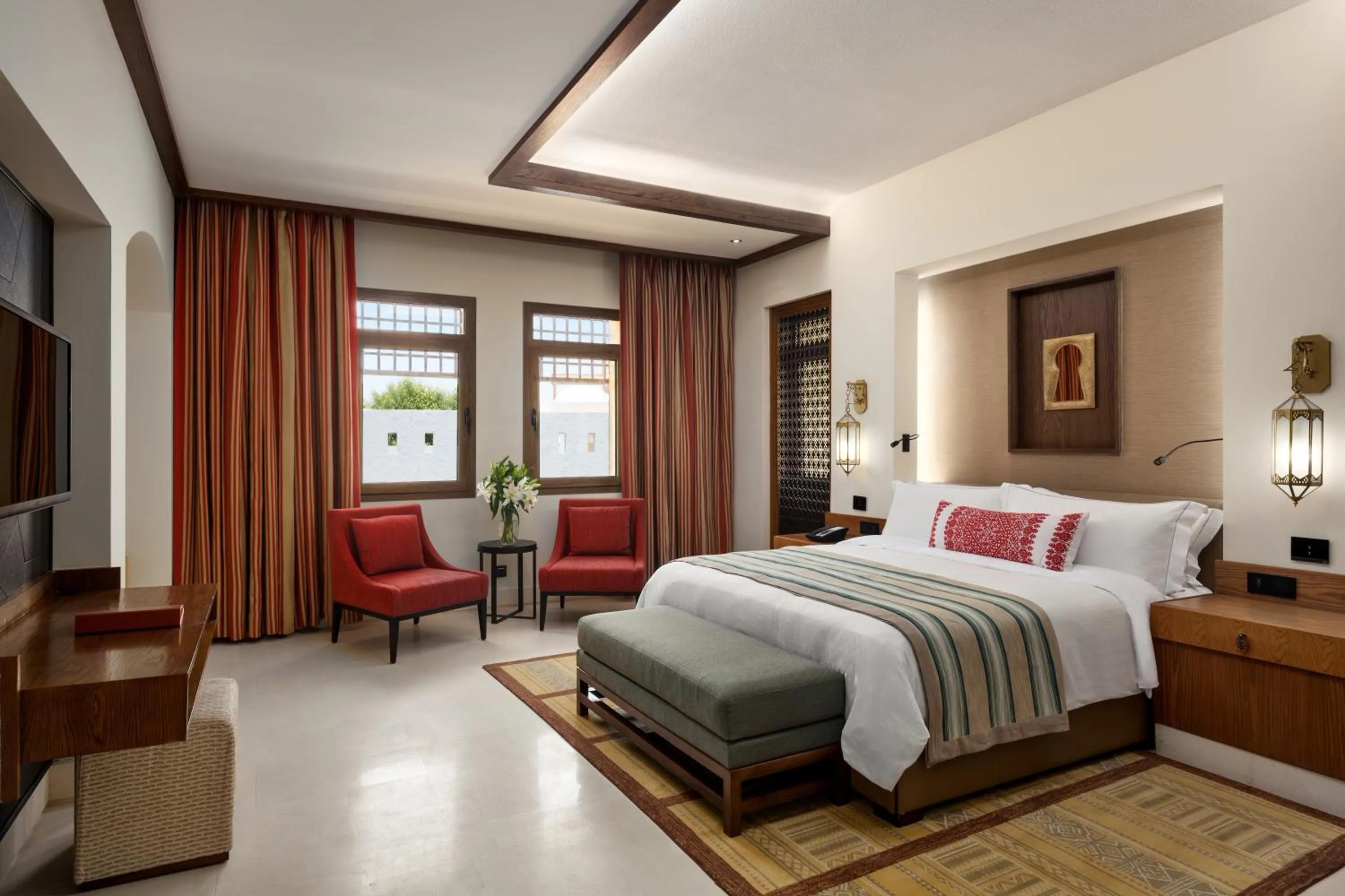 Bedroom, Bed in InterContinental Durrat Al Riyadh Resort & Spa by IHG